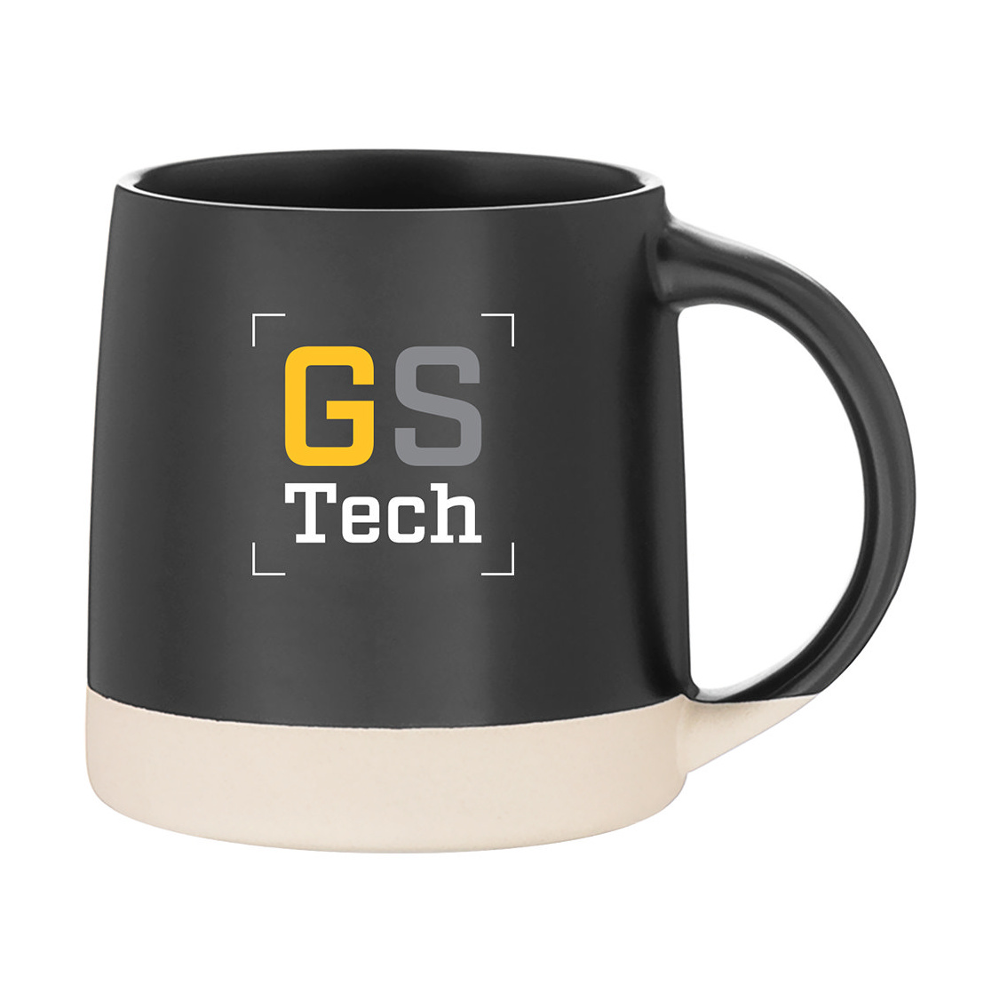 12 oz Magnolia Mug — Black