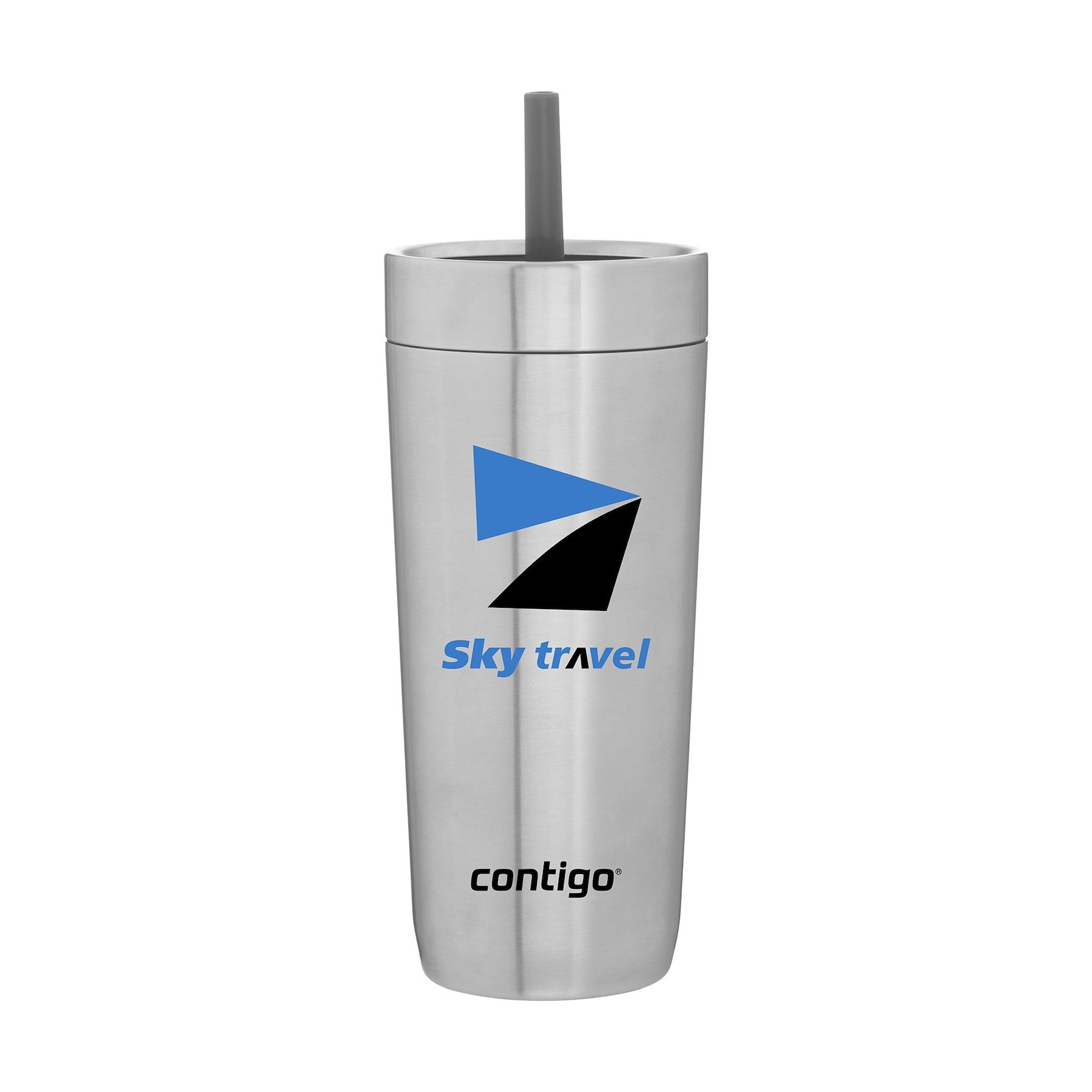 18 oz Contigo Luxe Spill-Proof — Stainless