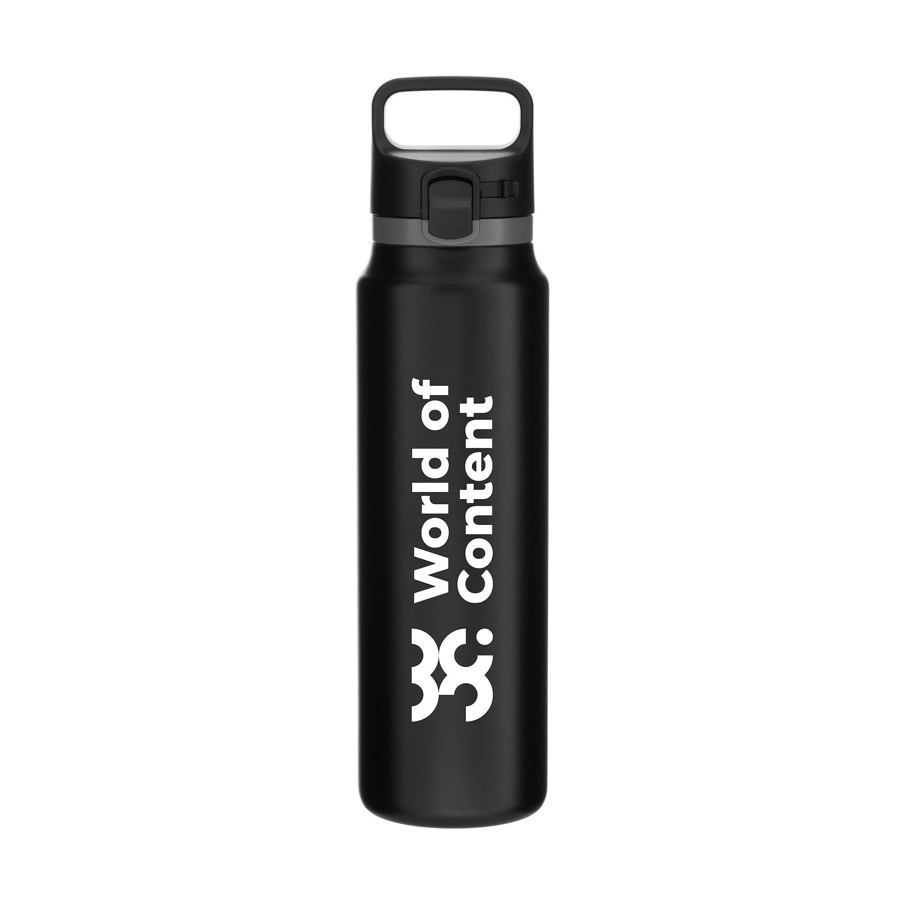 22 oz h2go Harmon — Matte Black