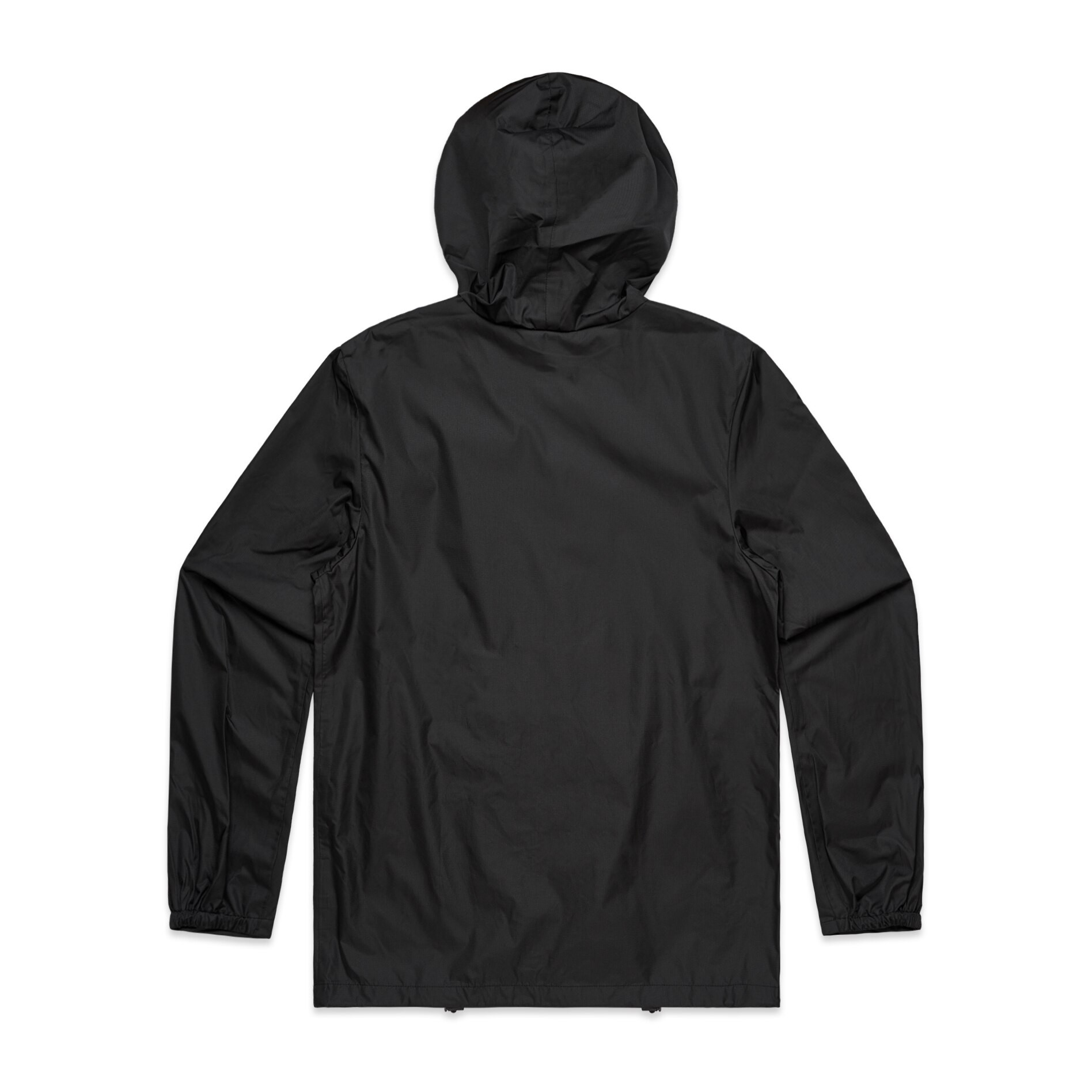 AS Colour Section Zip Jacket 5508 in Black, back view