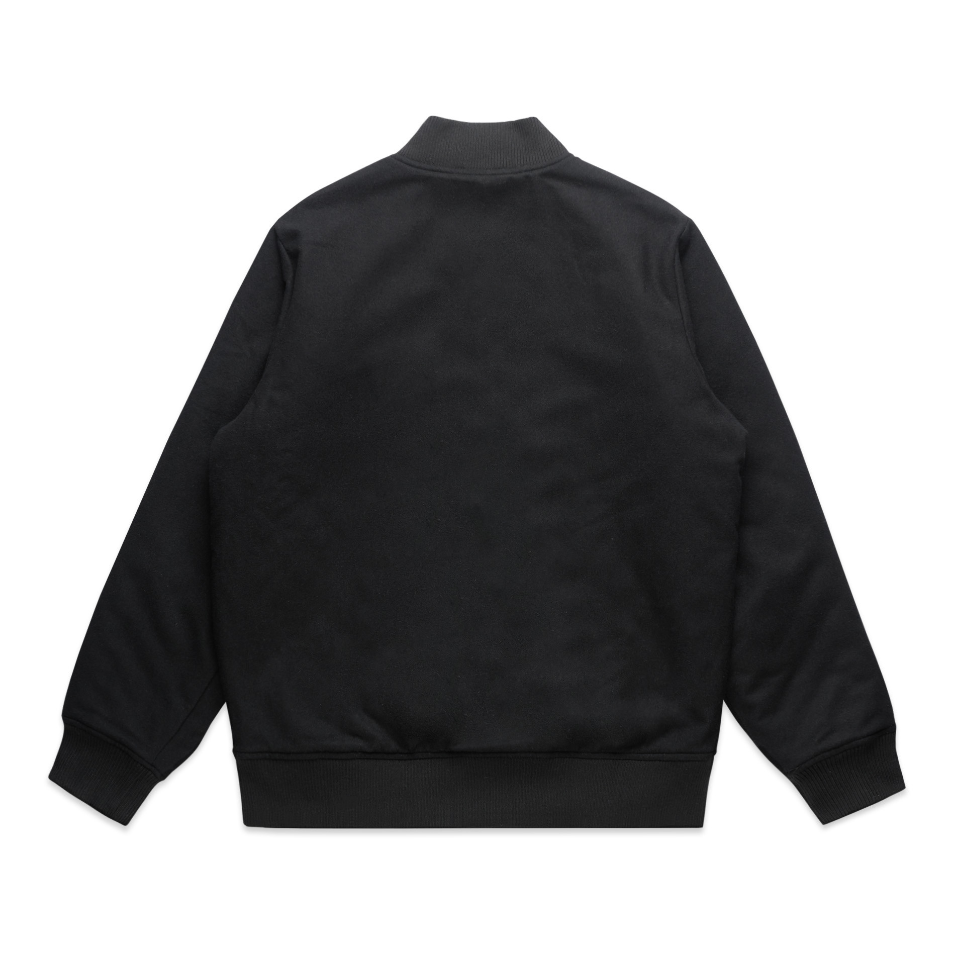 AS Colour Felt Bomber Jacket 5512 in Black, back view