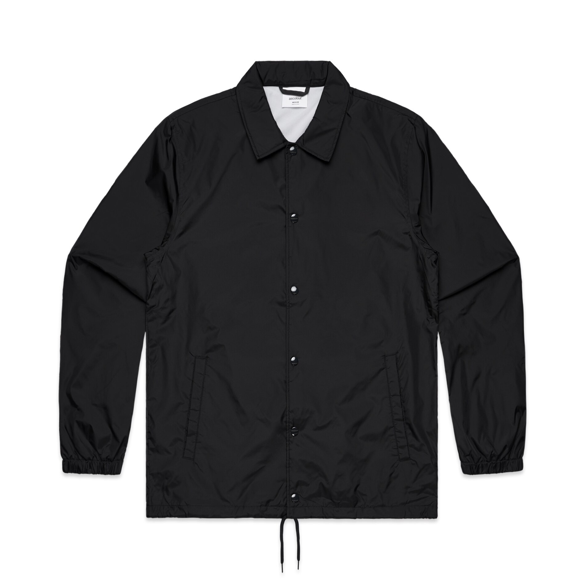 AS Colour Coach Jacket 5520 in Black, front view