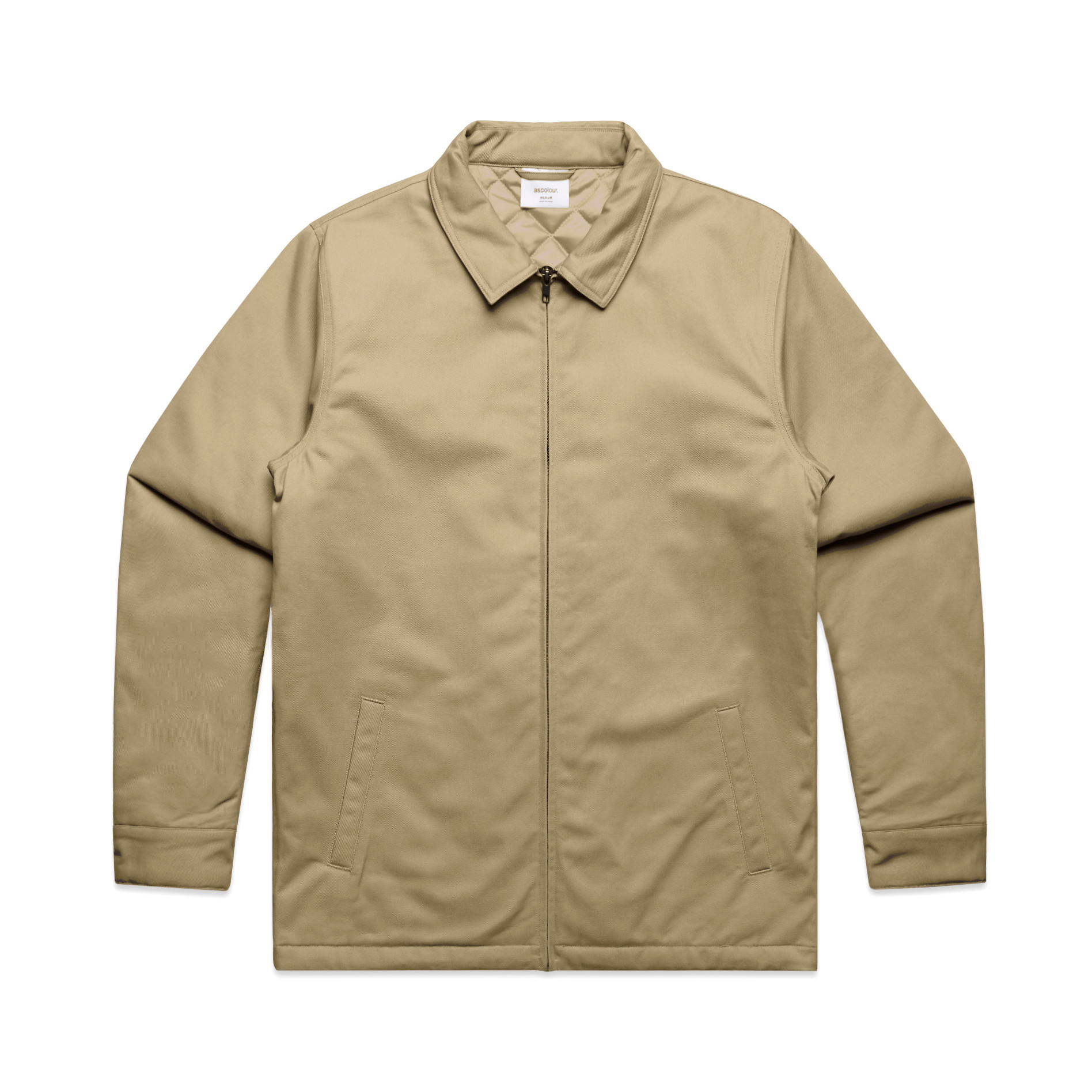 AS Colour Service Jacket 5523 in Khaki, front view