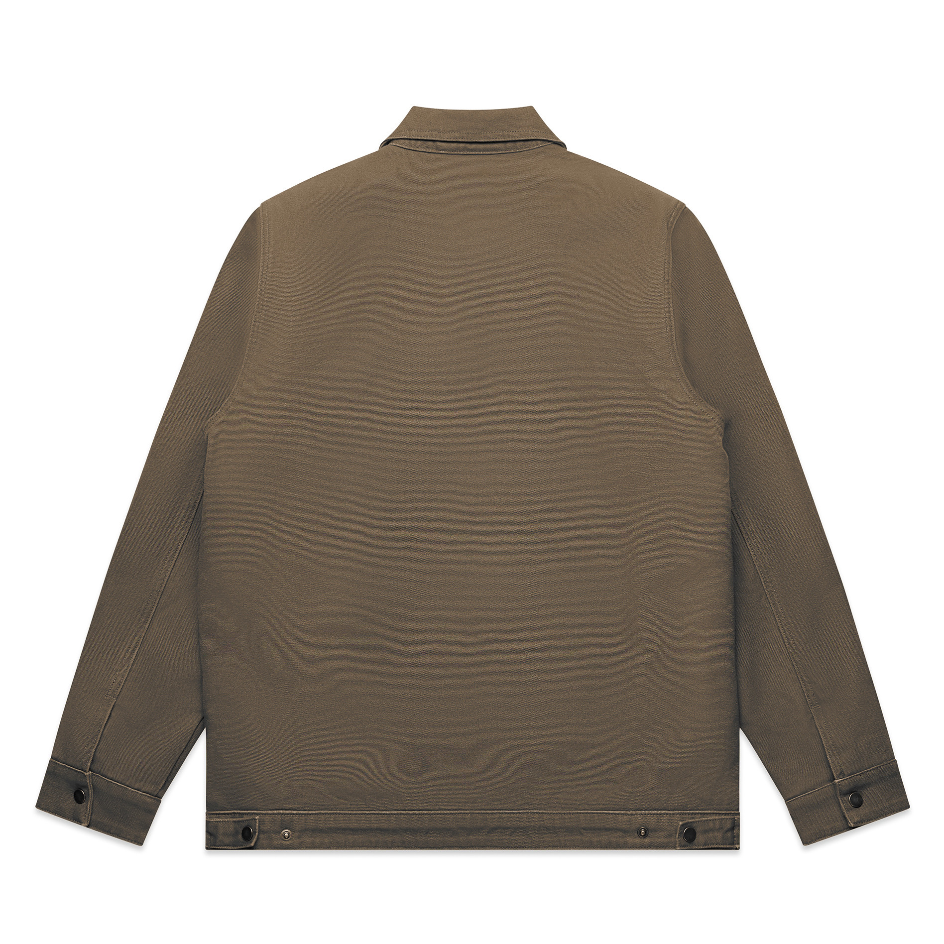 AS Colour Canvas Heavy Jacket 5527 in Walnut, back view