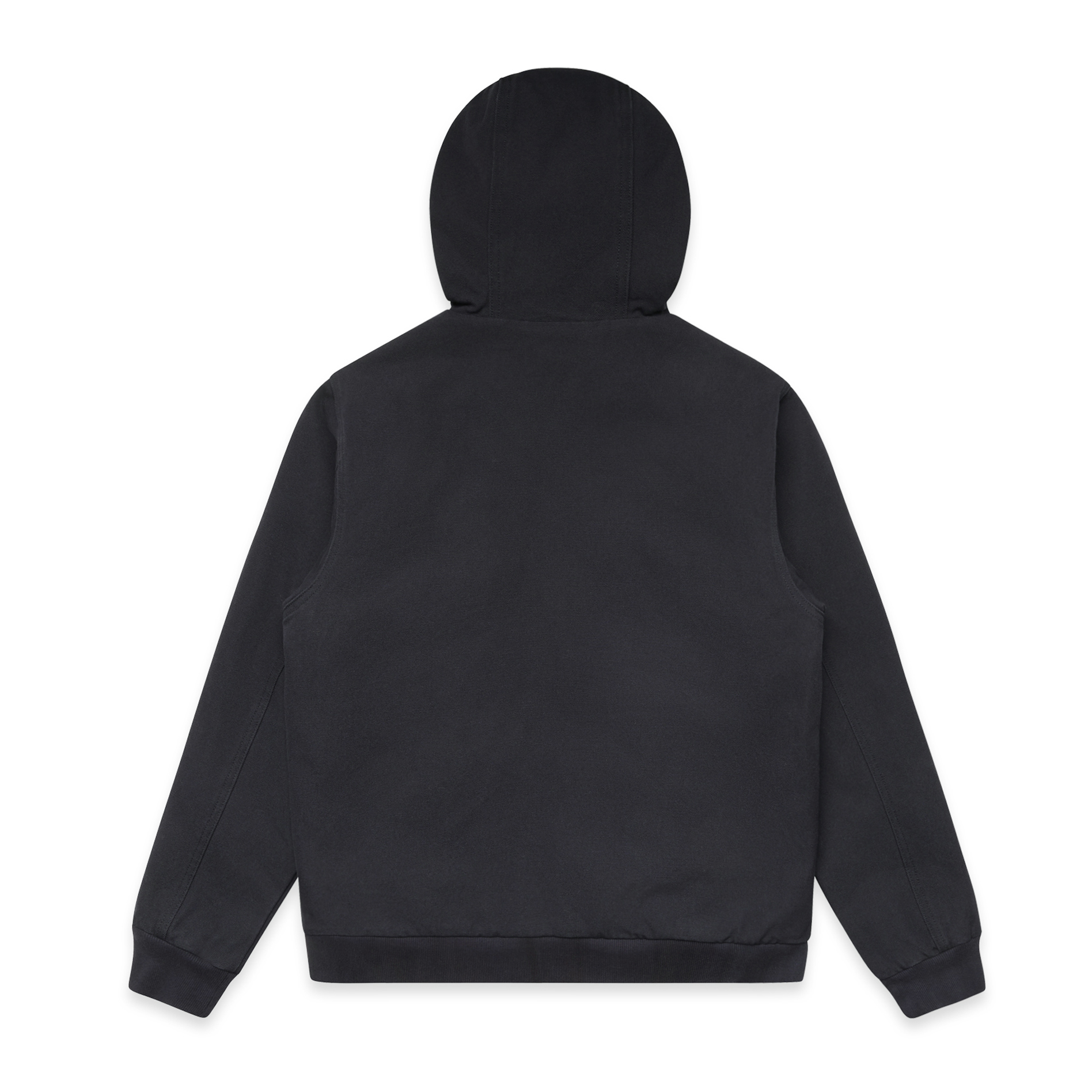 AS Colour Canvas Bomber Hood Jacket 5532 in Ink Blue, back view