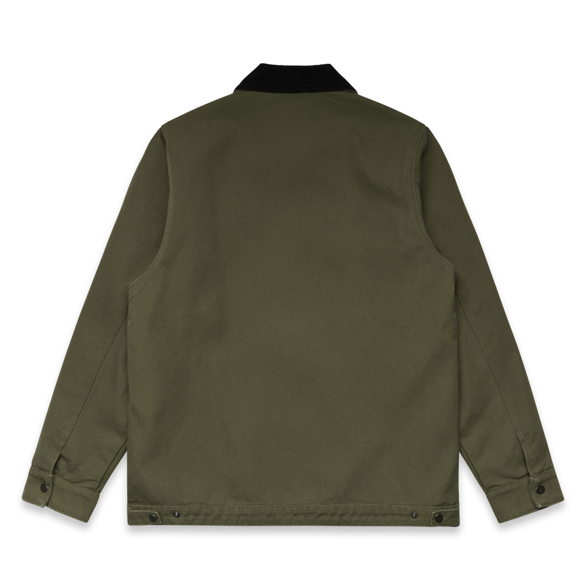 AS Colour Canvas Cord Collar Jacket 5533 in Army, back view