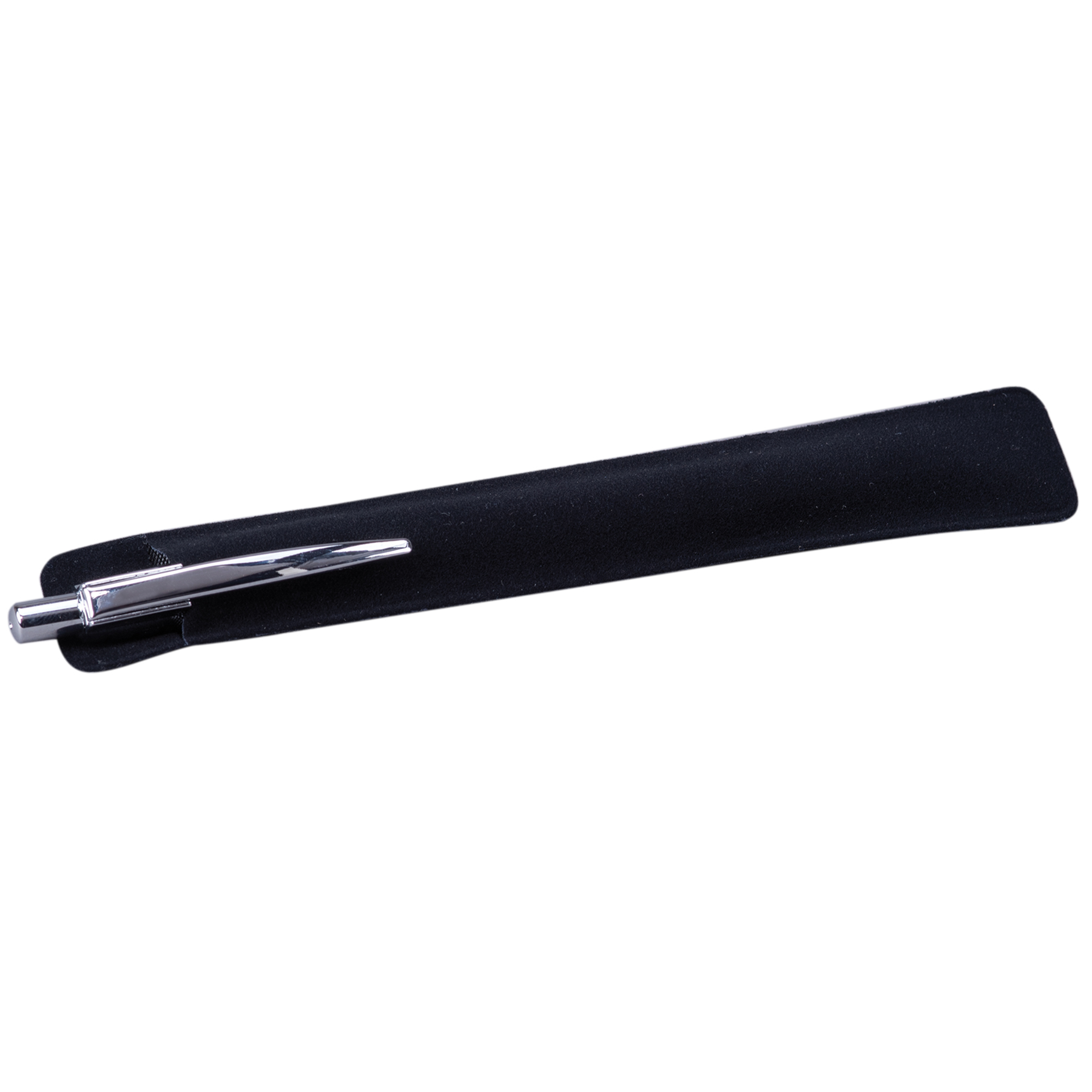 Black Velvet Pouch in Black