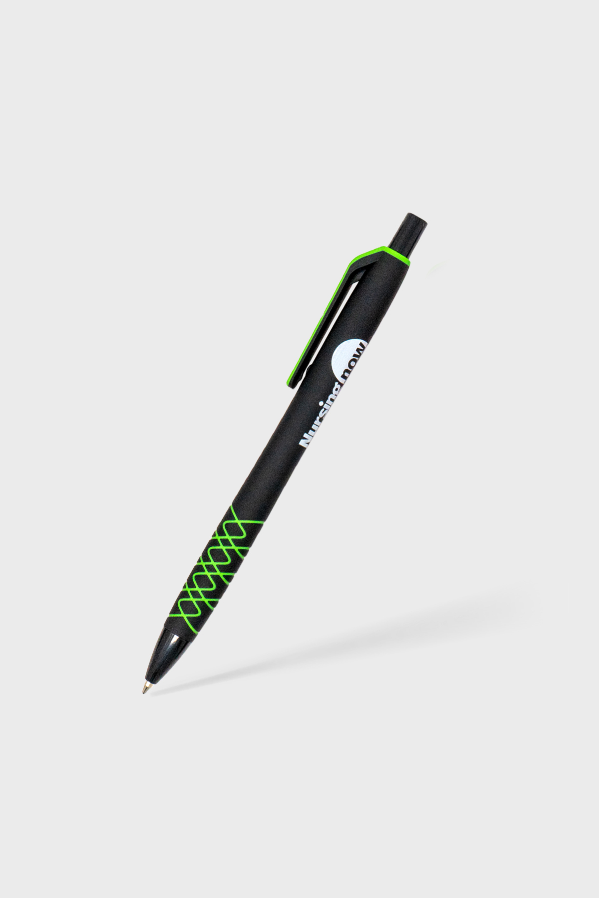 Spiralina Comfort Night Pen in Black-Lime Green