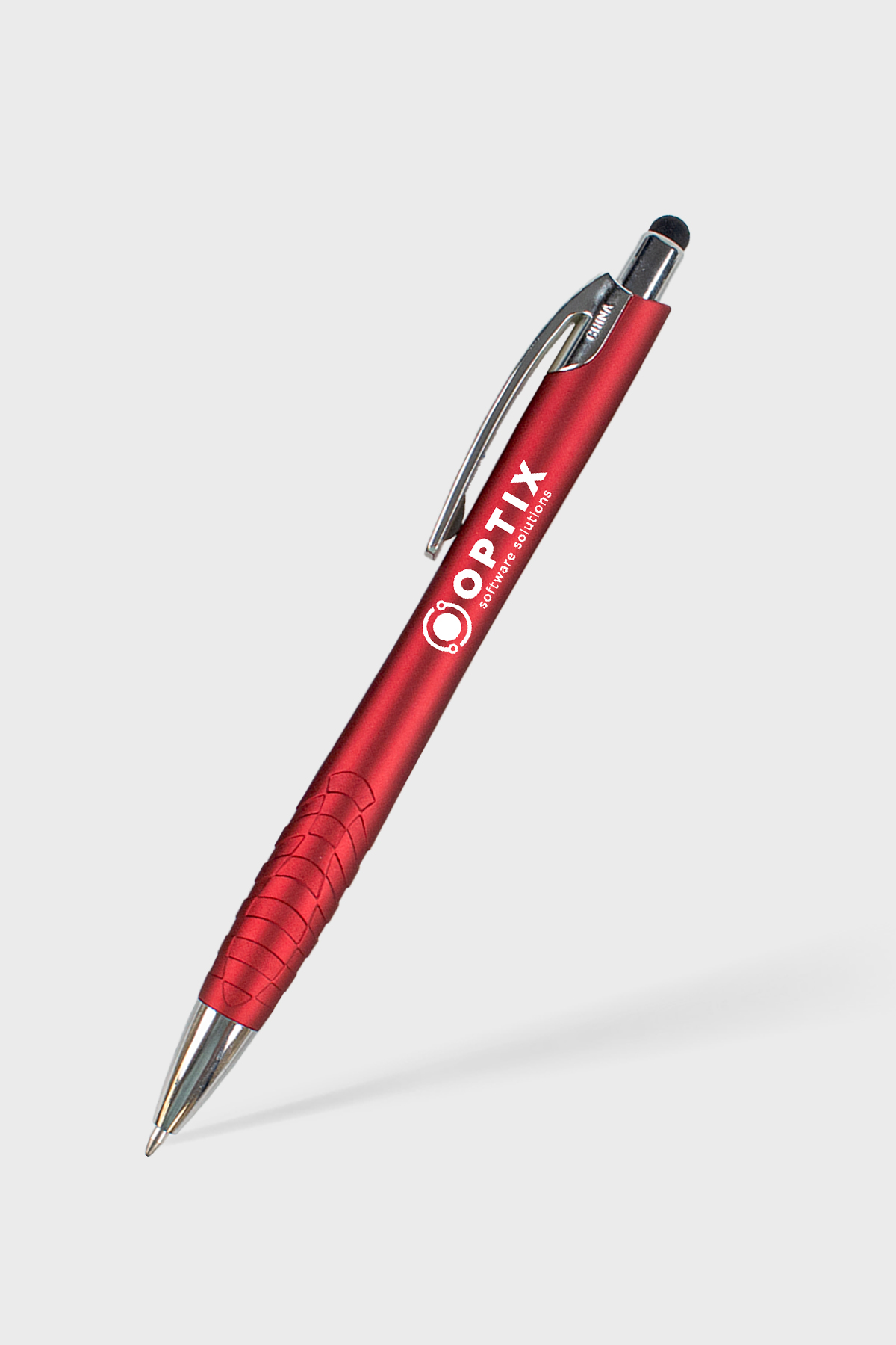 Groovy Grip Stylus Pen in Garnet Red