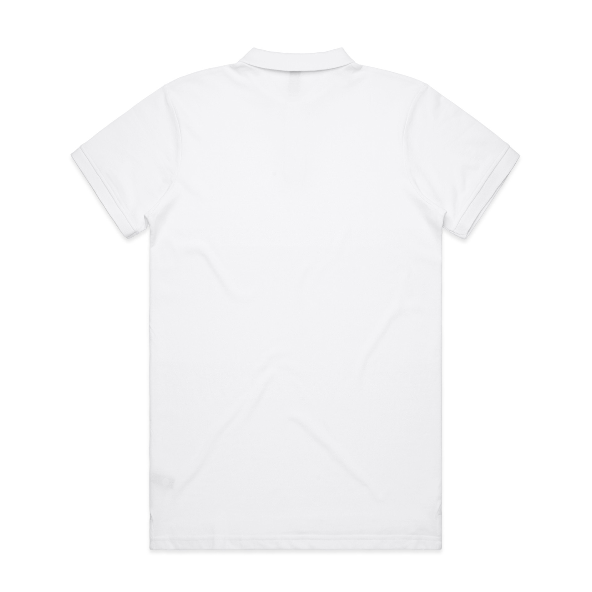 AS Colour Pique Polo 5411 in White, back view