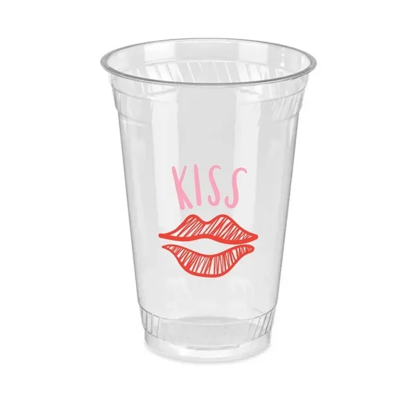 Color Cup 20 oz clear pla cup CT20G with sample decoration