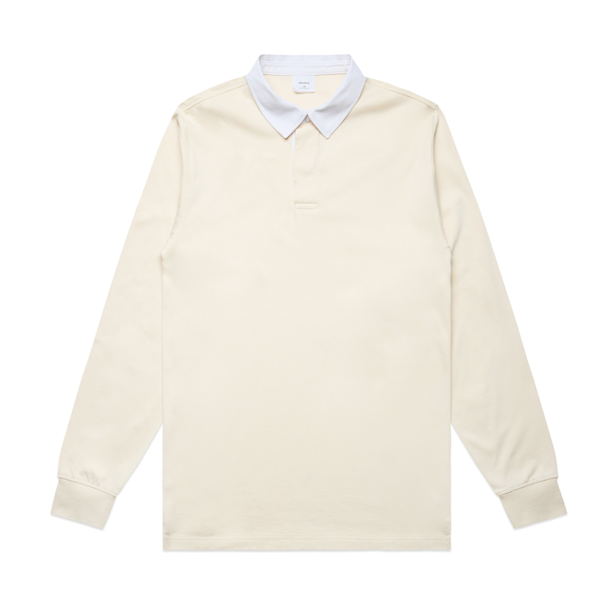 AS Colour Rugby Jersey 5410 in Ecru, front view