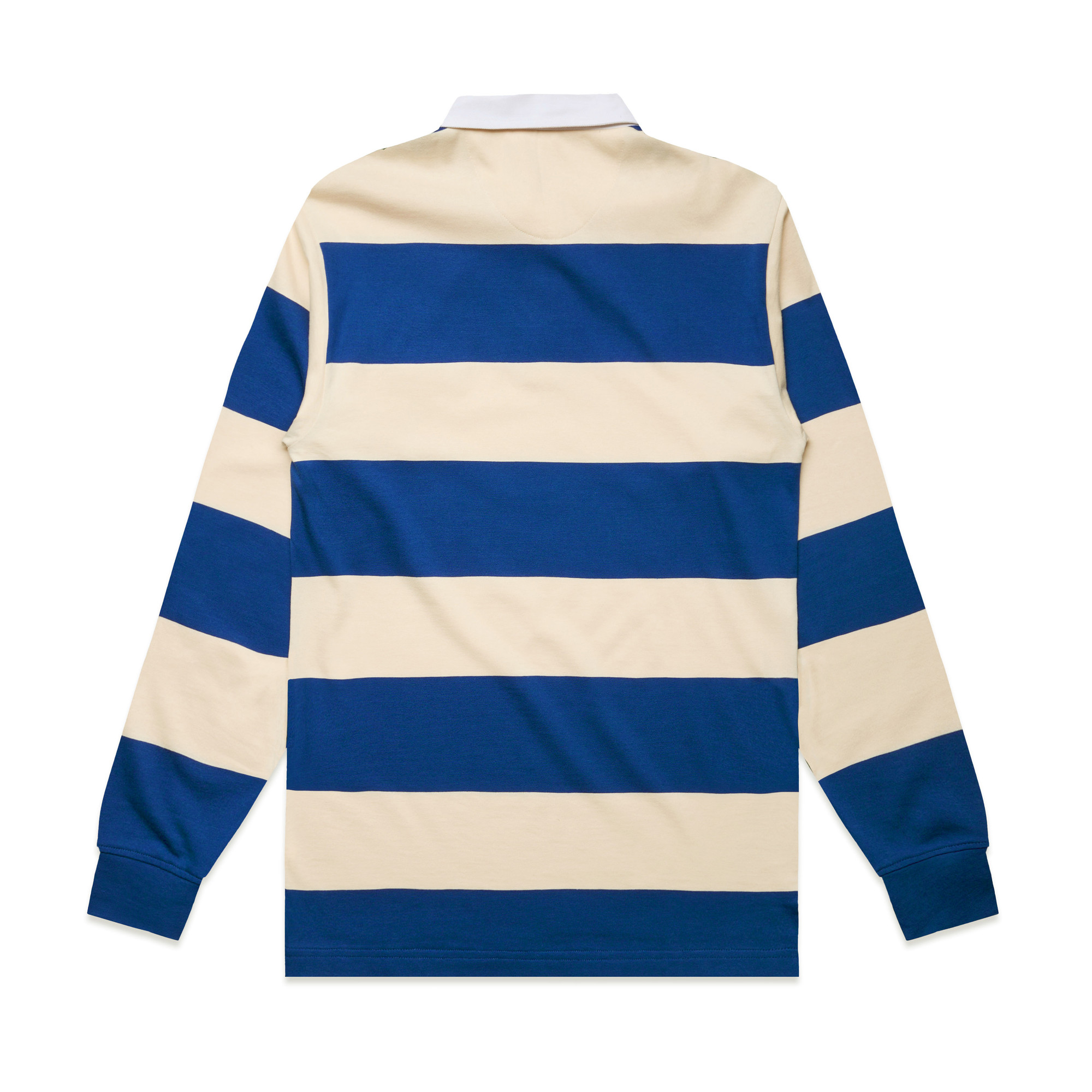 AS Colour Rugby Stripe Jersey 5416 in Ecru/Liberty, back view
