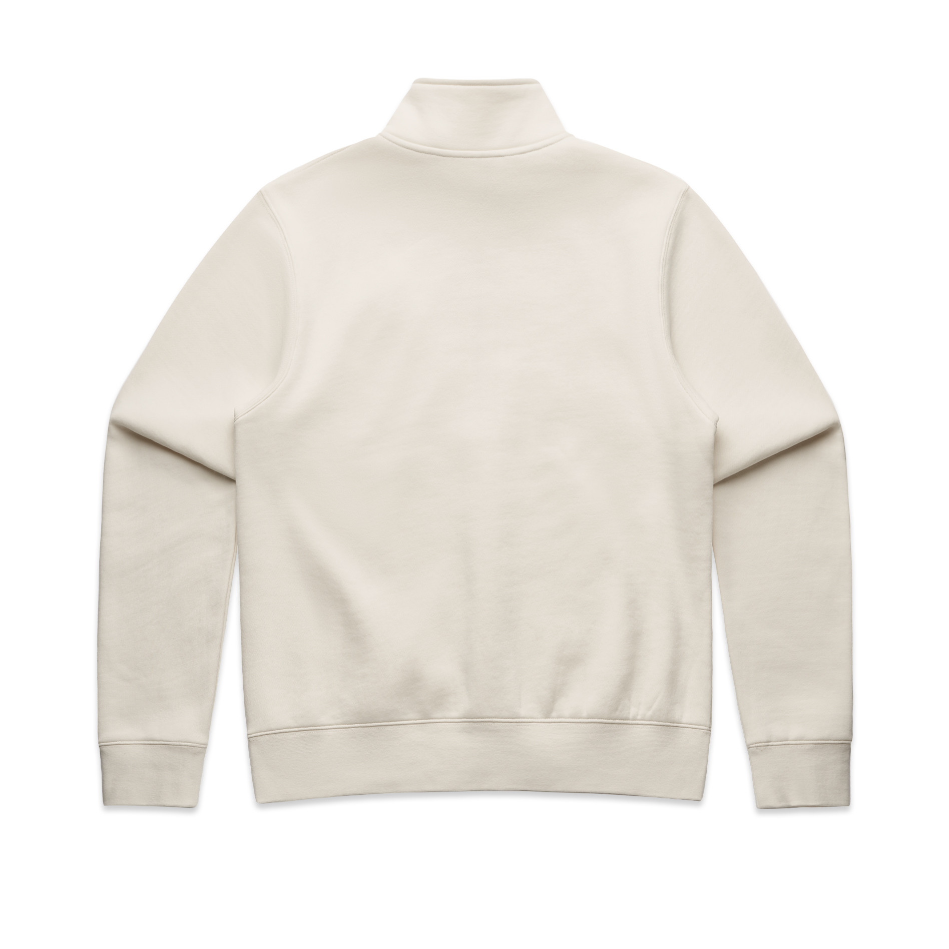 AS Colour Wo's Stencil Half Zip Crew 4125 in Ecru, back view