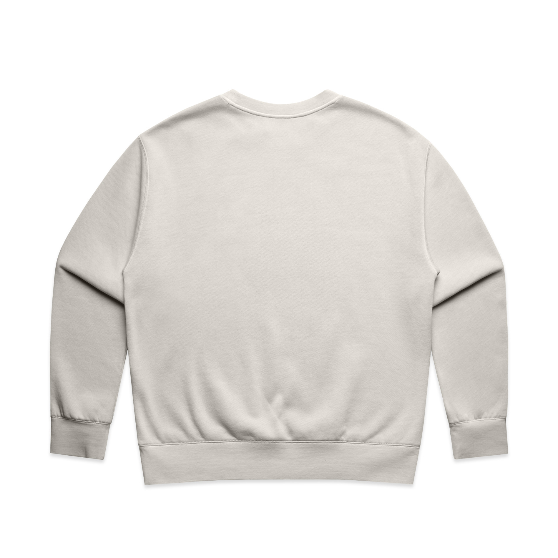 AS Colour Wo's Relax Faded Crew 4165 in Faded Bone, back view