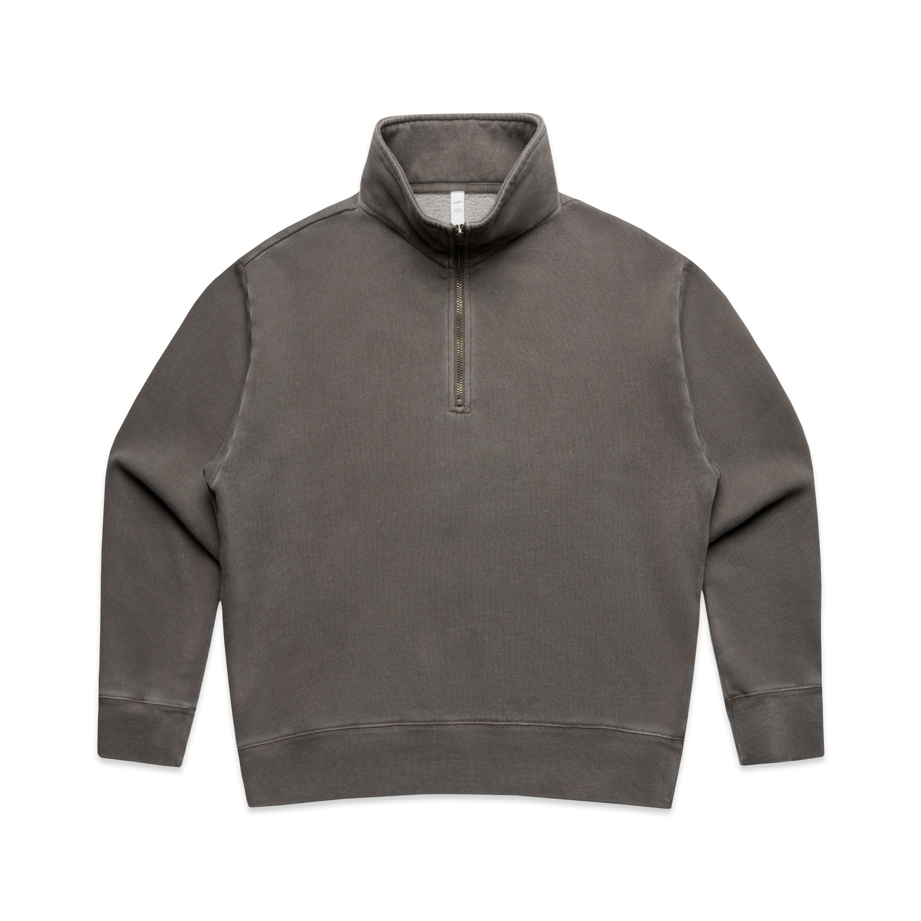 AS Colour Wo's Relax Faded Half Zip 4167 in Faded Grey, front view