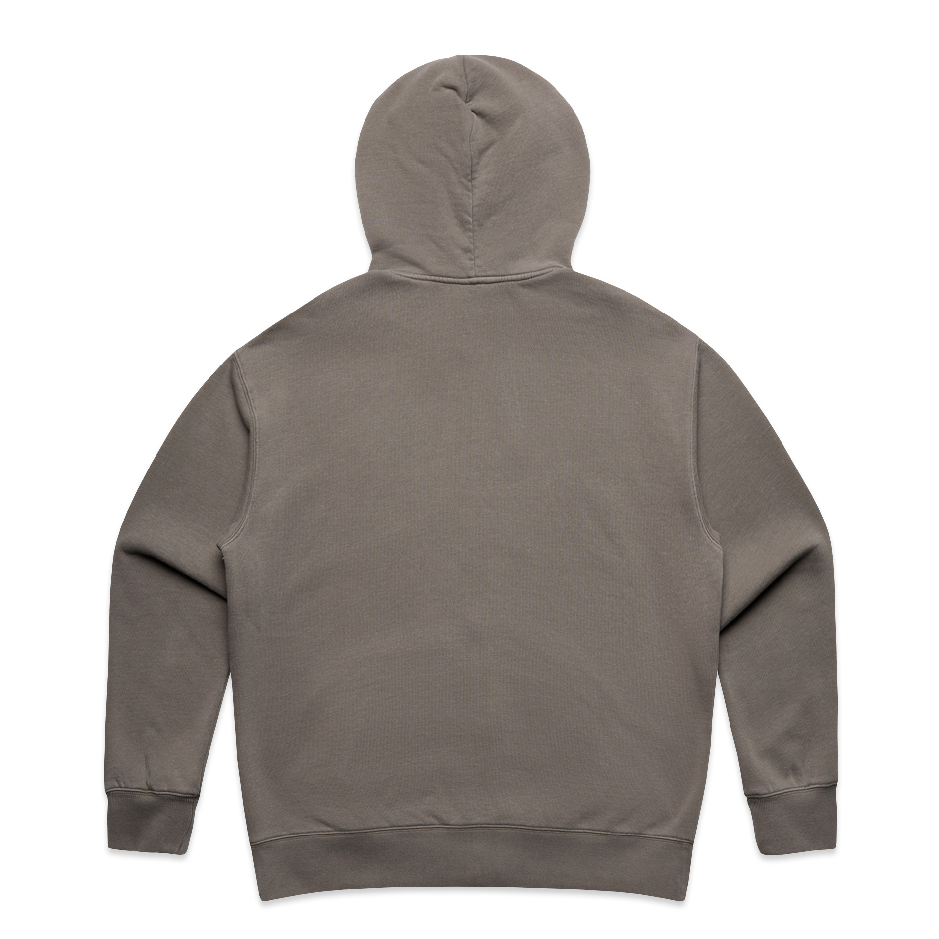 AS Colour Wo's Relax Faded Zip Hood 4170 in Faded Grey, back view