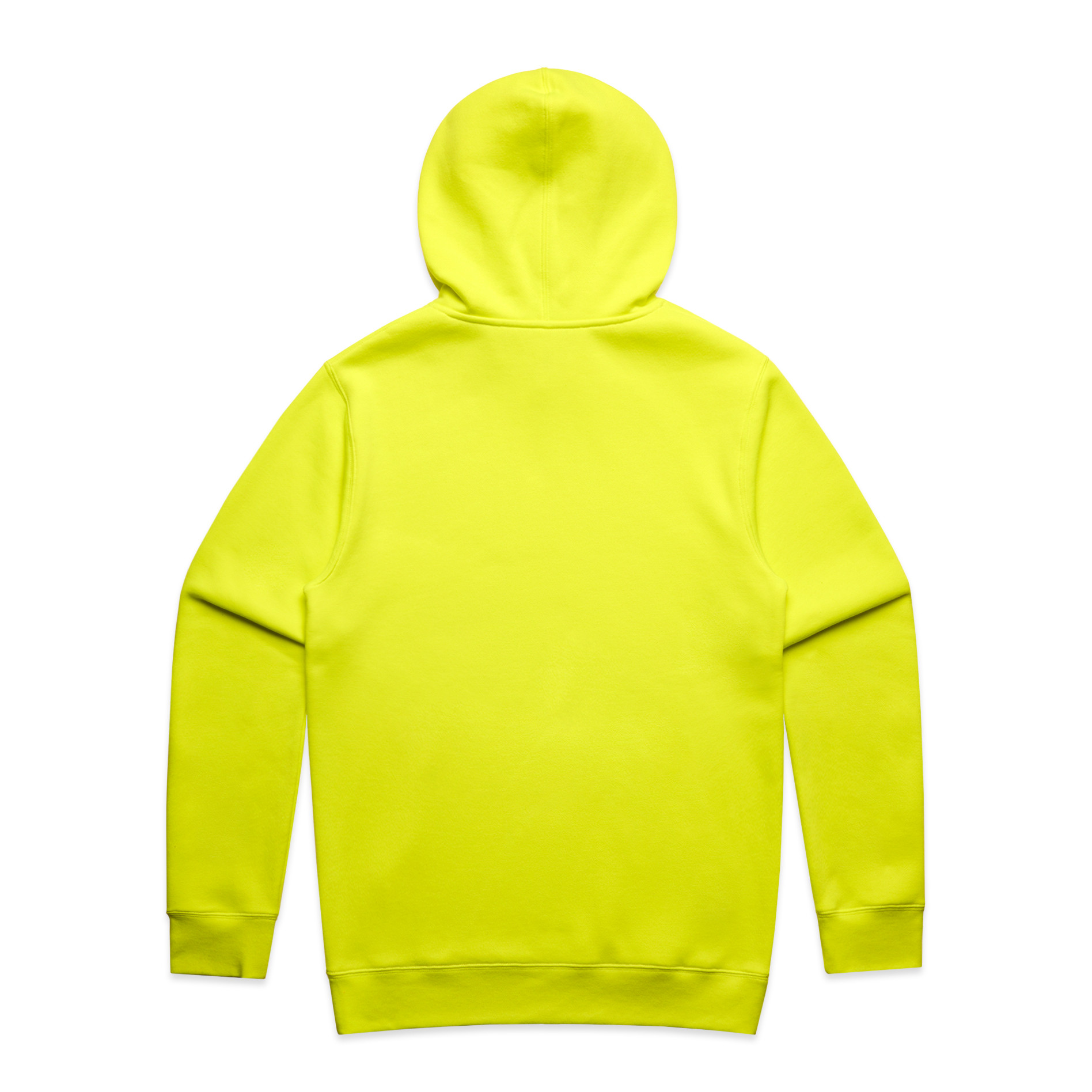 AS Colour Stencil Safety Hood 5102F in Safety Yellow, back view