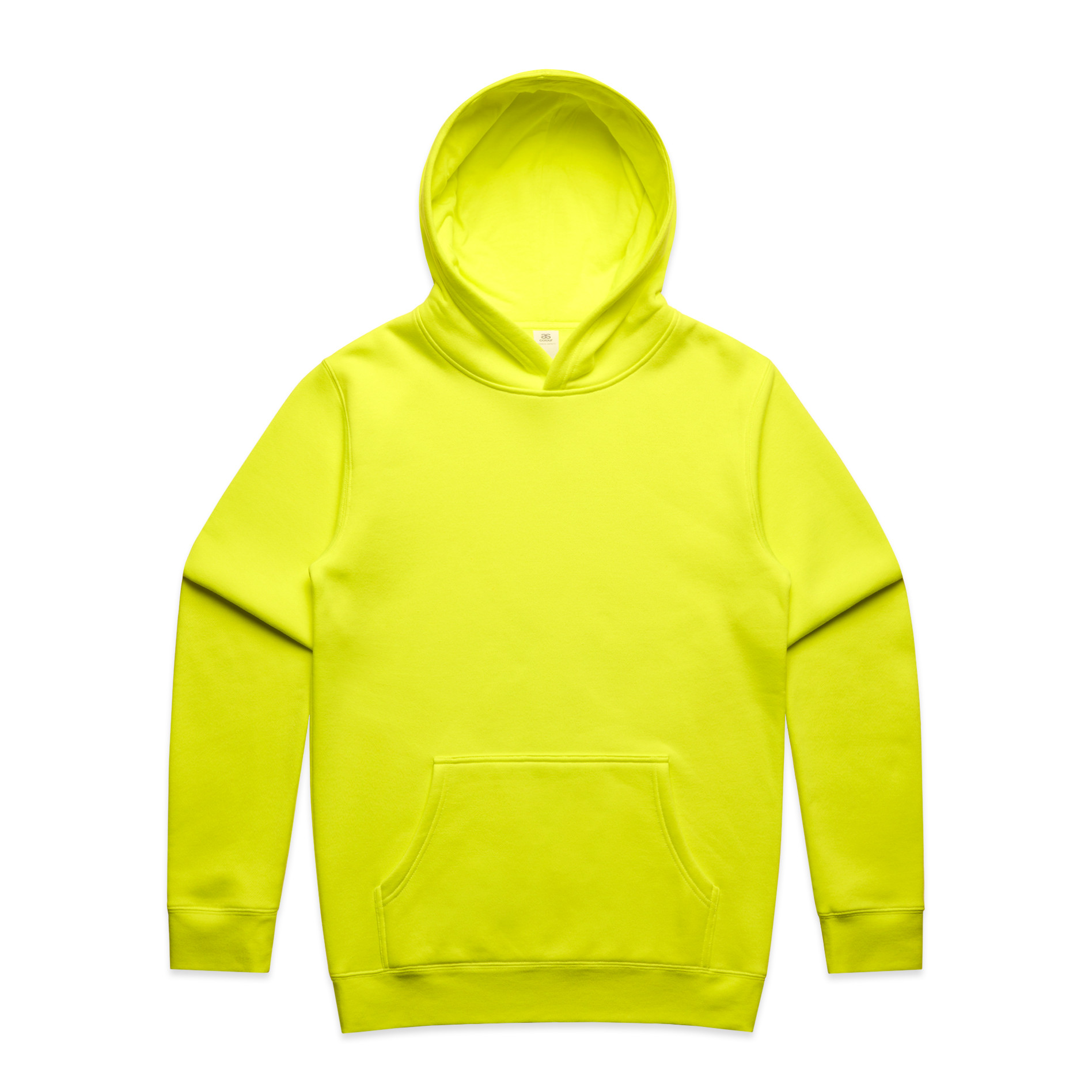 AS Colour Stencil Safety Hood 5102F in Safety Yellow, front view