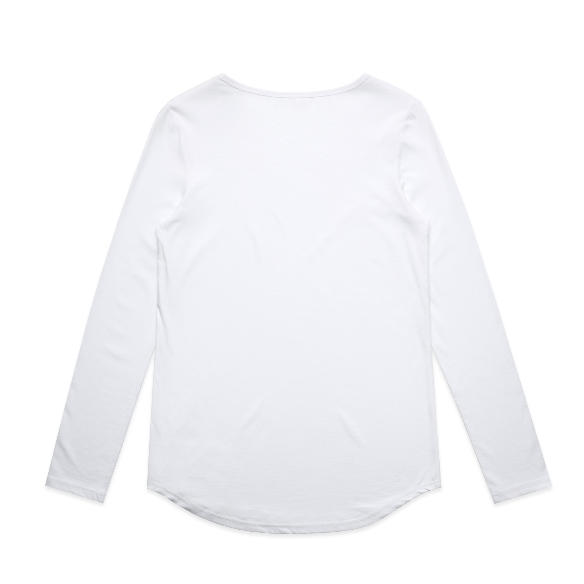 AS Colour Wo's Mali L/S Tee 4009 in White, back view