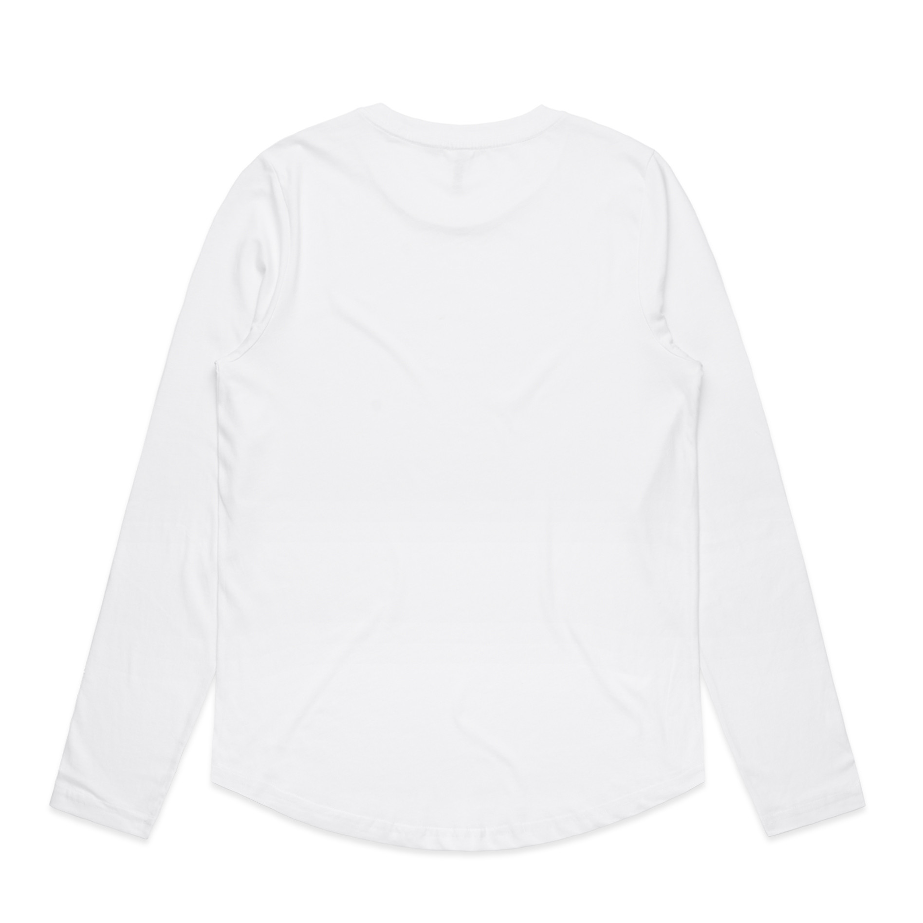 AS Colour Wo's Maple Curve L/S Tee 4021 in White, back view