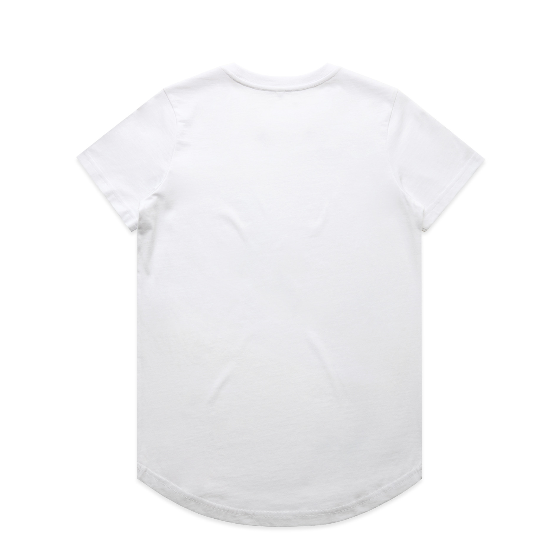 AS Colour Wo's Maple Curve Tee 4024 in White, back view
