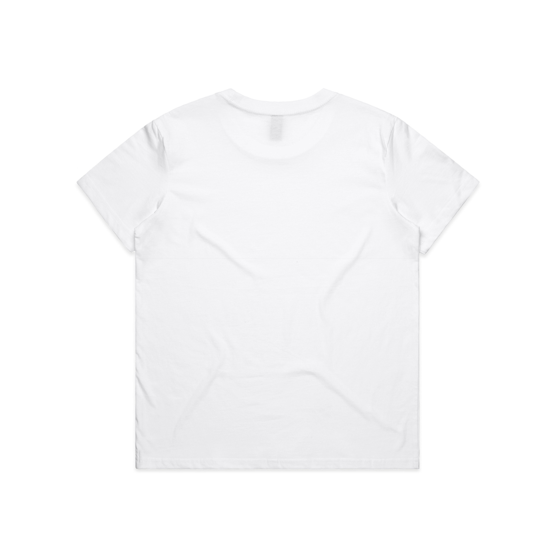 AS Colour Wo's Maple Minus Tee [-3"] 4025 in White, back view