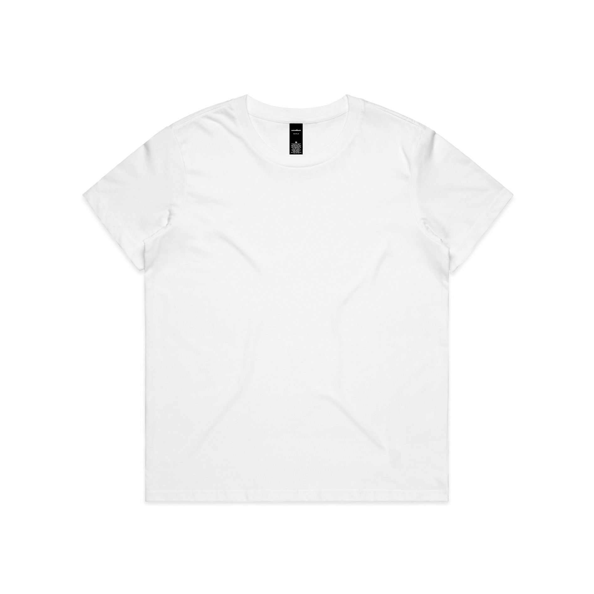 AS Colour Wo's Maple Minus Tee [-3"] 4025 in White, front view