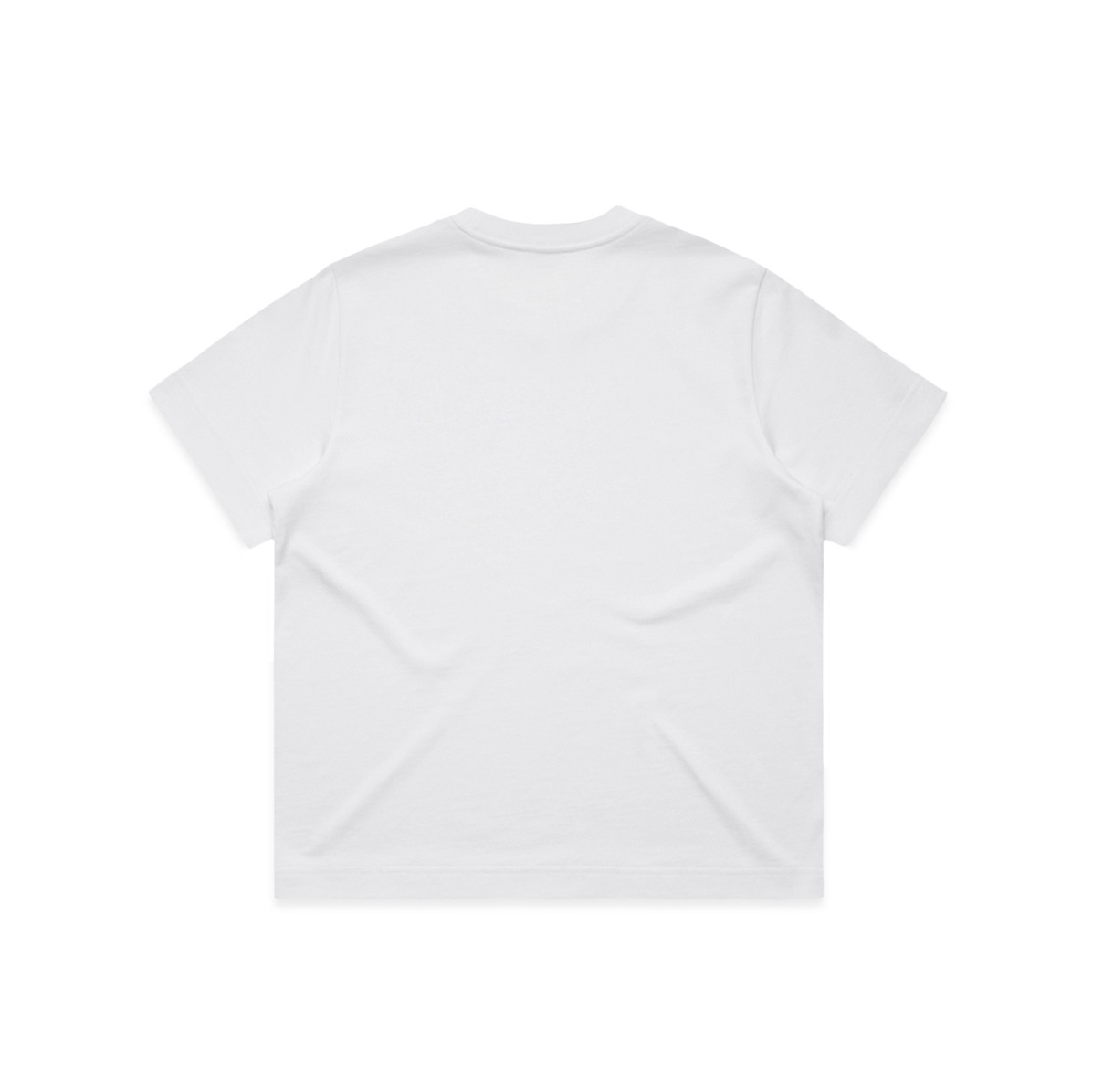 AS Colour Wo's Box Tee 4030 in White, back view