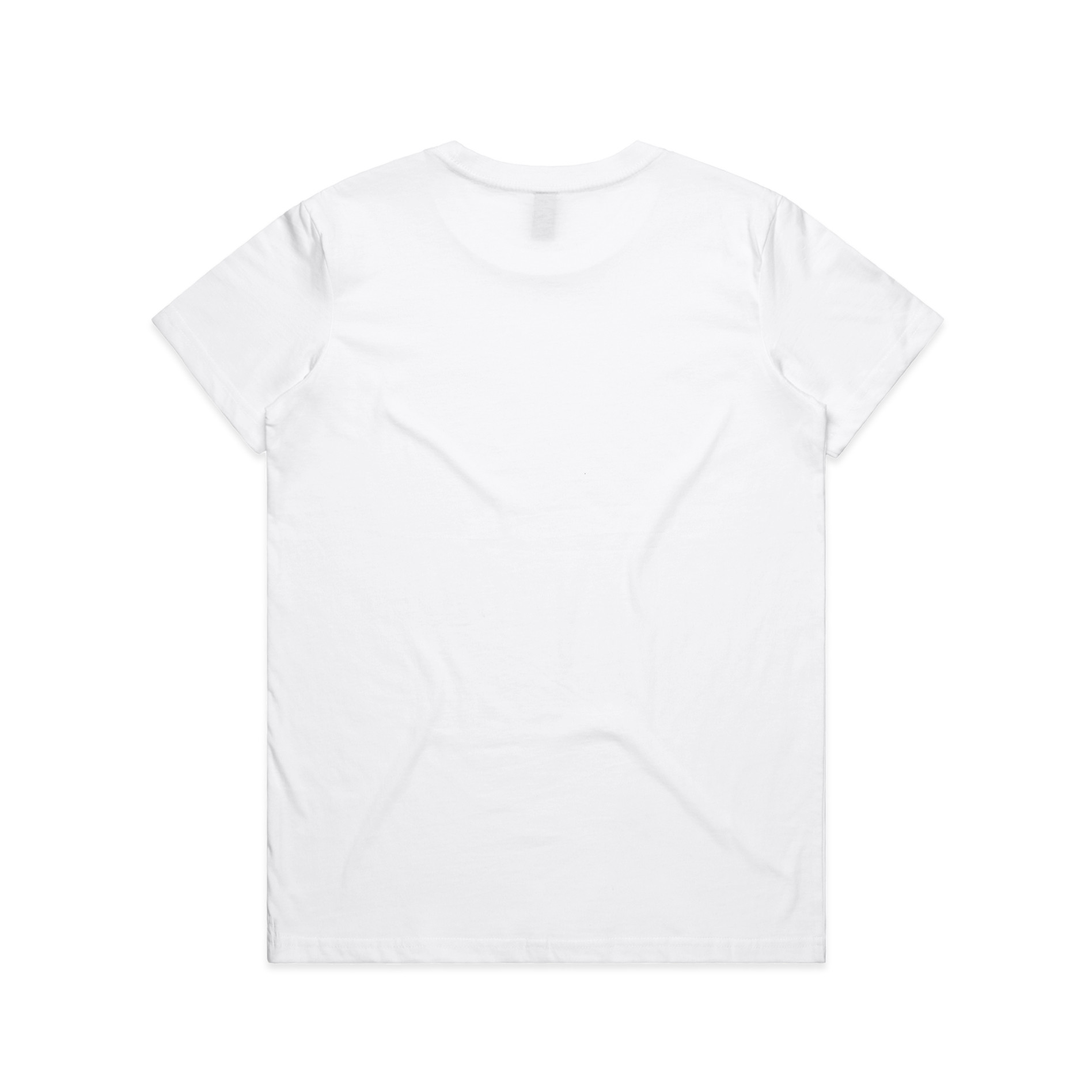 AS Colour Wo's Basic Tee 4051 in White, back view
