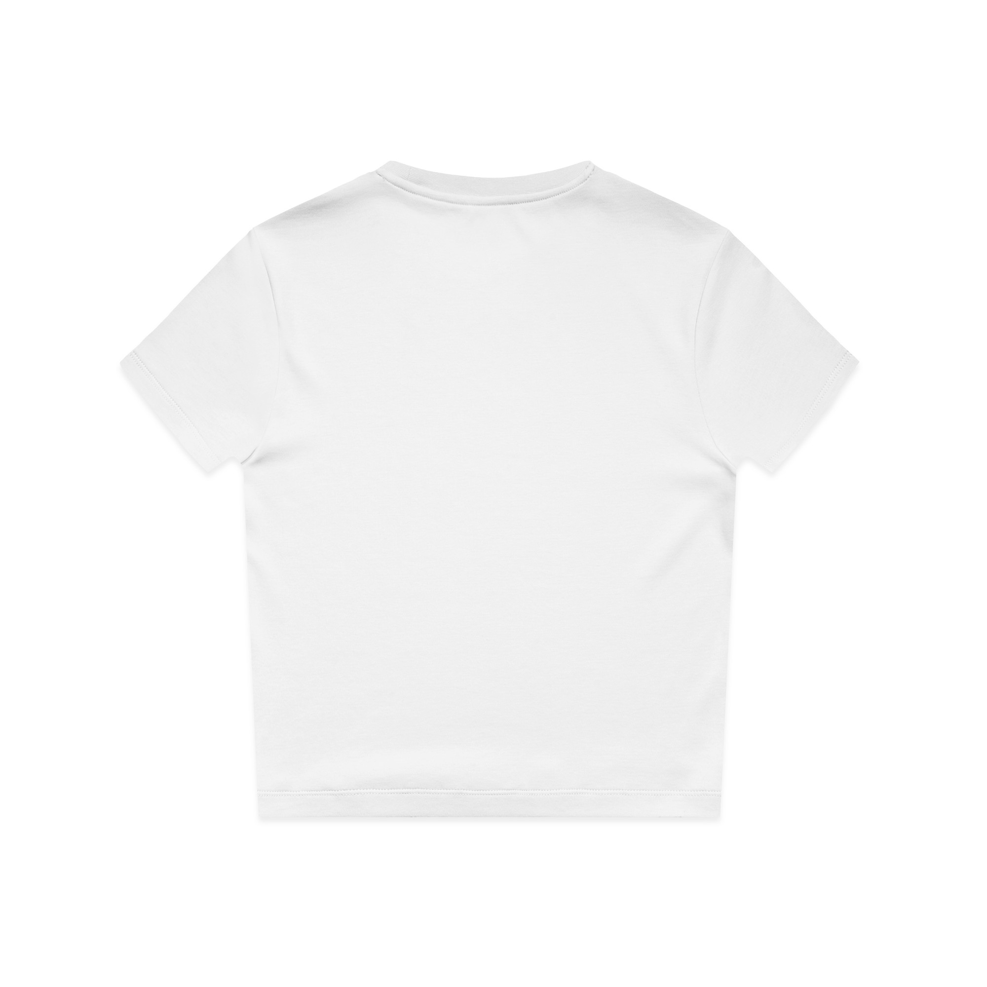 AS Colour Wo's Organic Mini Tee 4061 in White, back view