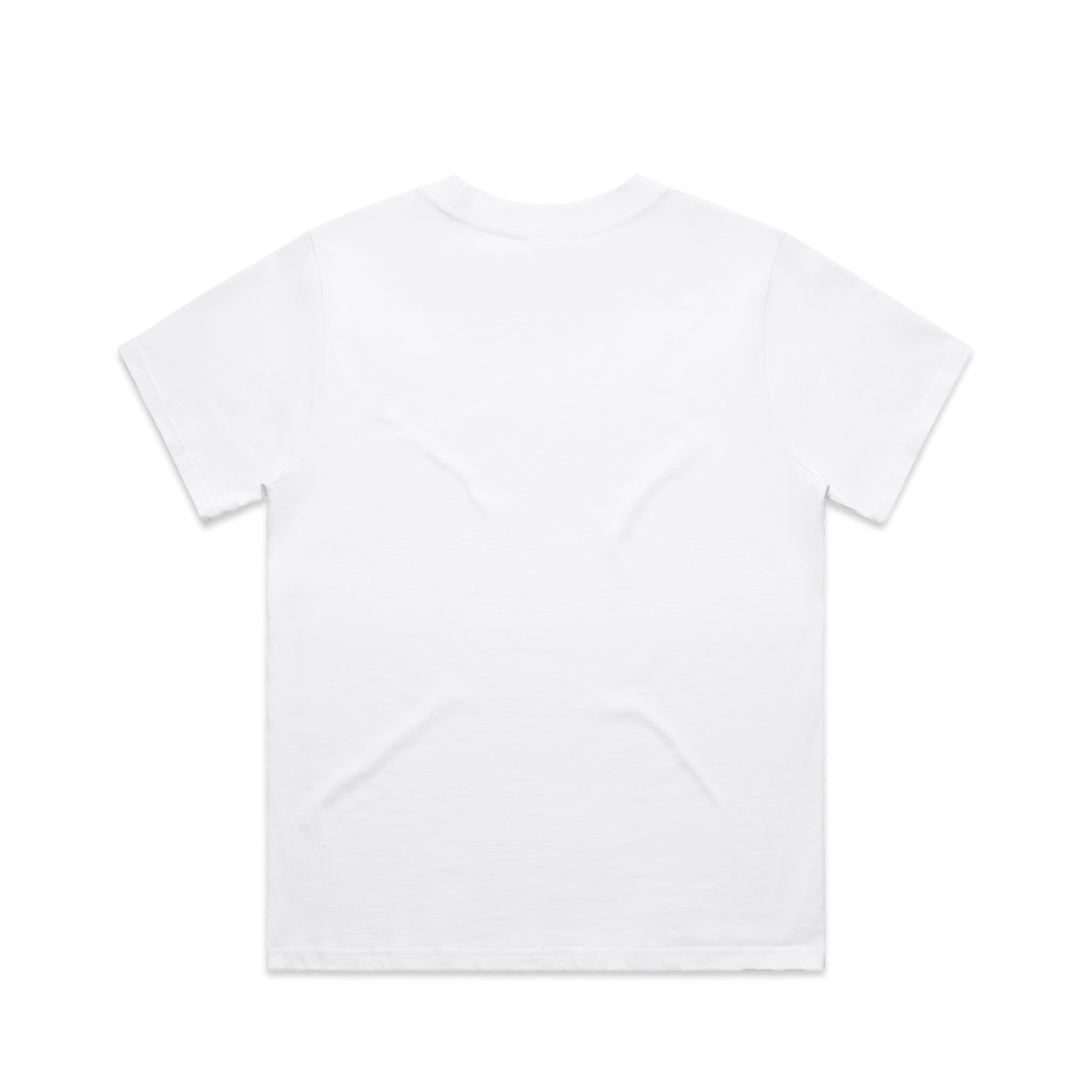 AS Colour Wo's Classic Minus Tee [-2"] 4079 in White, back view