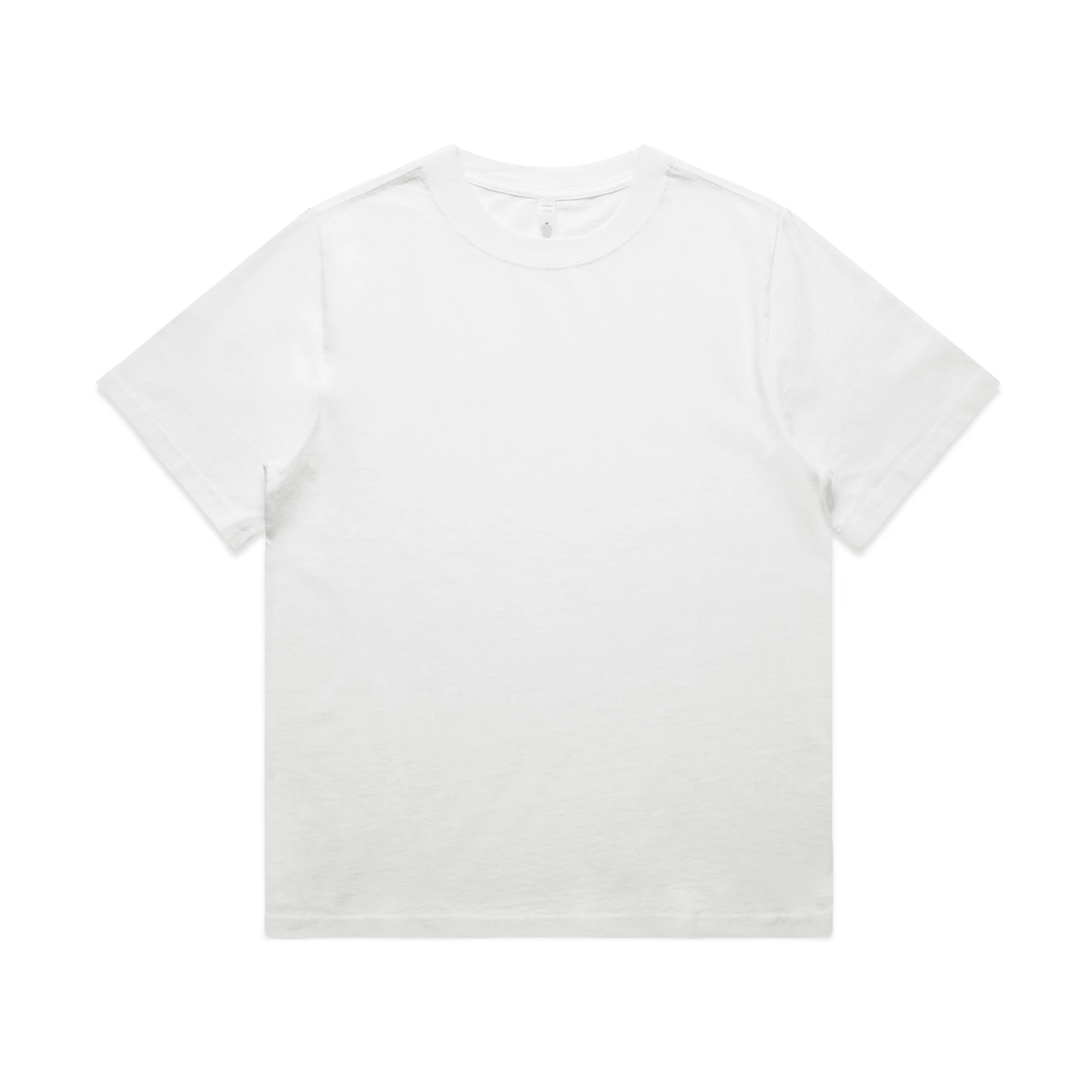 AS Colour Wo's Heavy Faded Tee 4082 in Faded White, front view