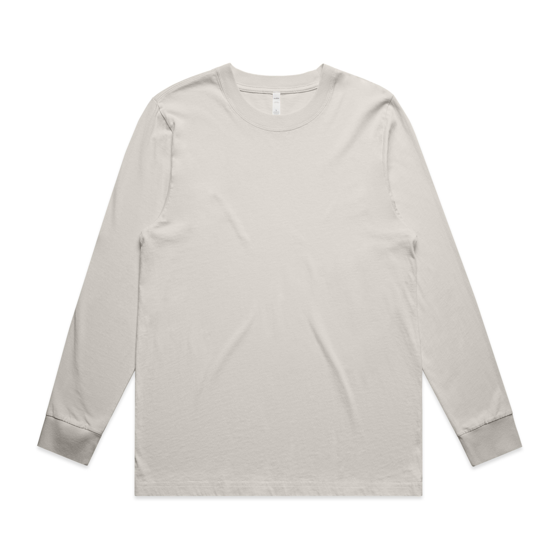 AS Colour Wo's Heavy Faded L/S Tee 4083 in Faded Bone, front view