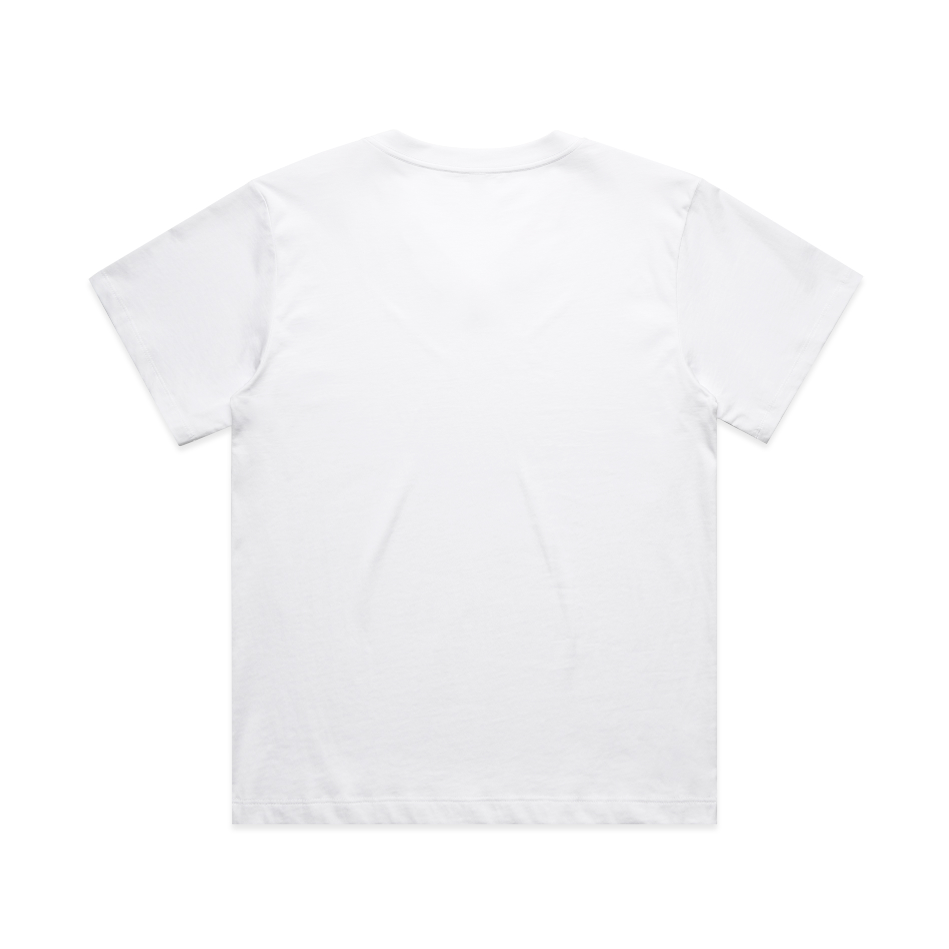 AS Colour Wo's Martina V Neck Tee 4095 in White, back view