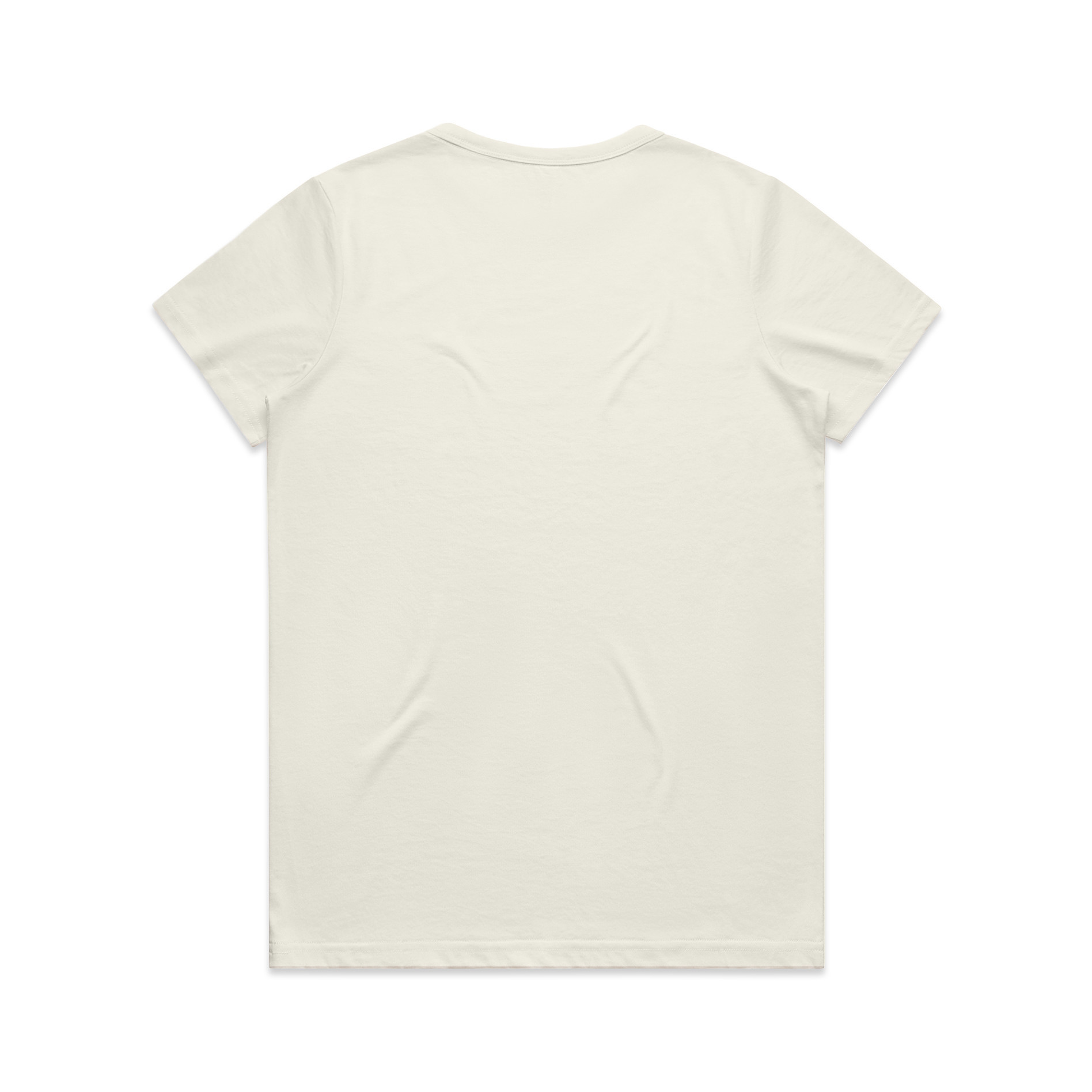 AS Colour Wo's Maple Active Blend Tee 4610 in Ecru, back view