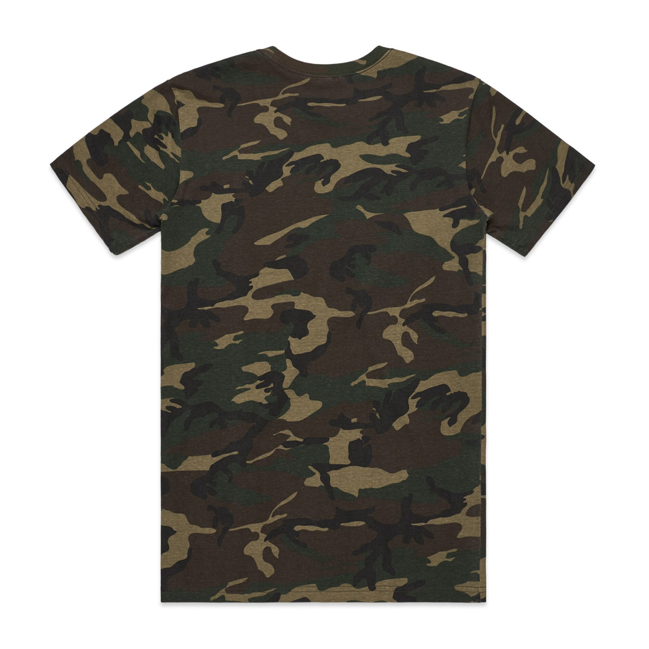 AS Colour Staple Camo Tee | 5001C in Camo, back view