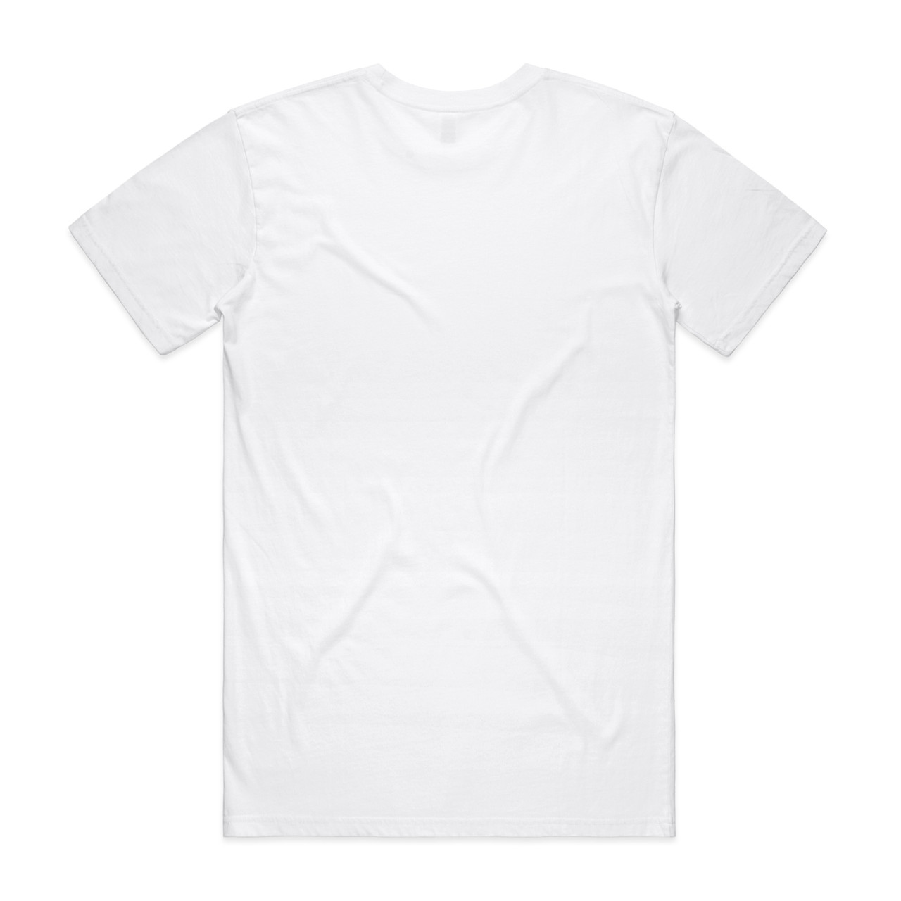 AS Colour Staple Organic Tee | 5001G in White, back view