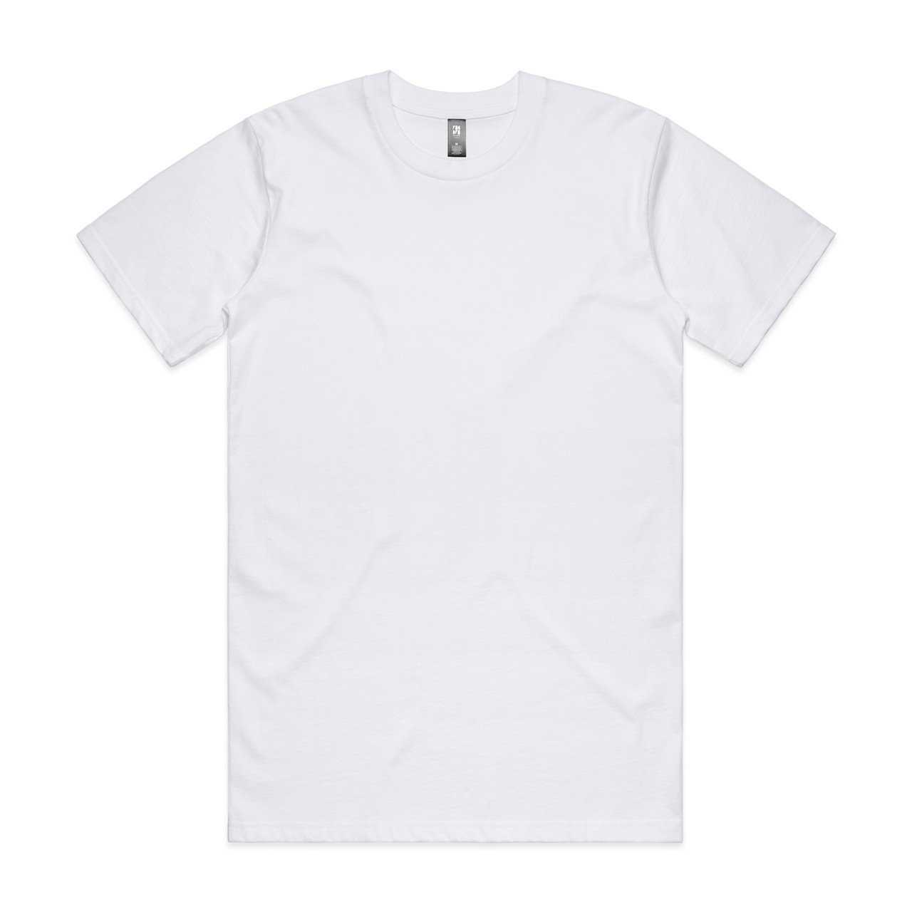 AS Colour Classic Tear Out Tee | 5026T in White, front view