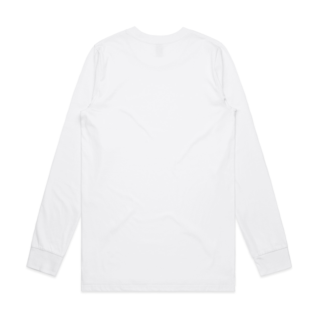 AS Colour Base L/S Tee | 5029 in White, back view