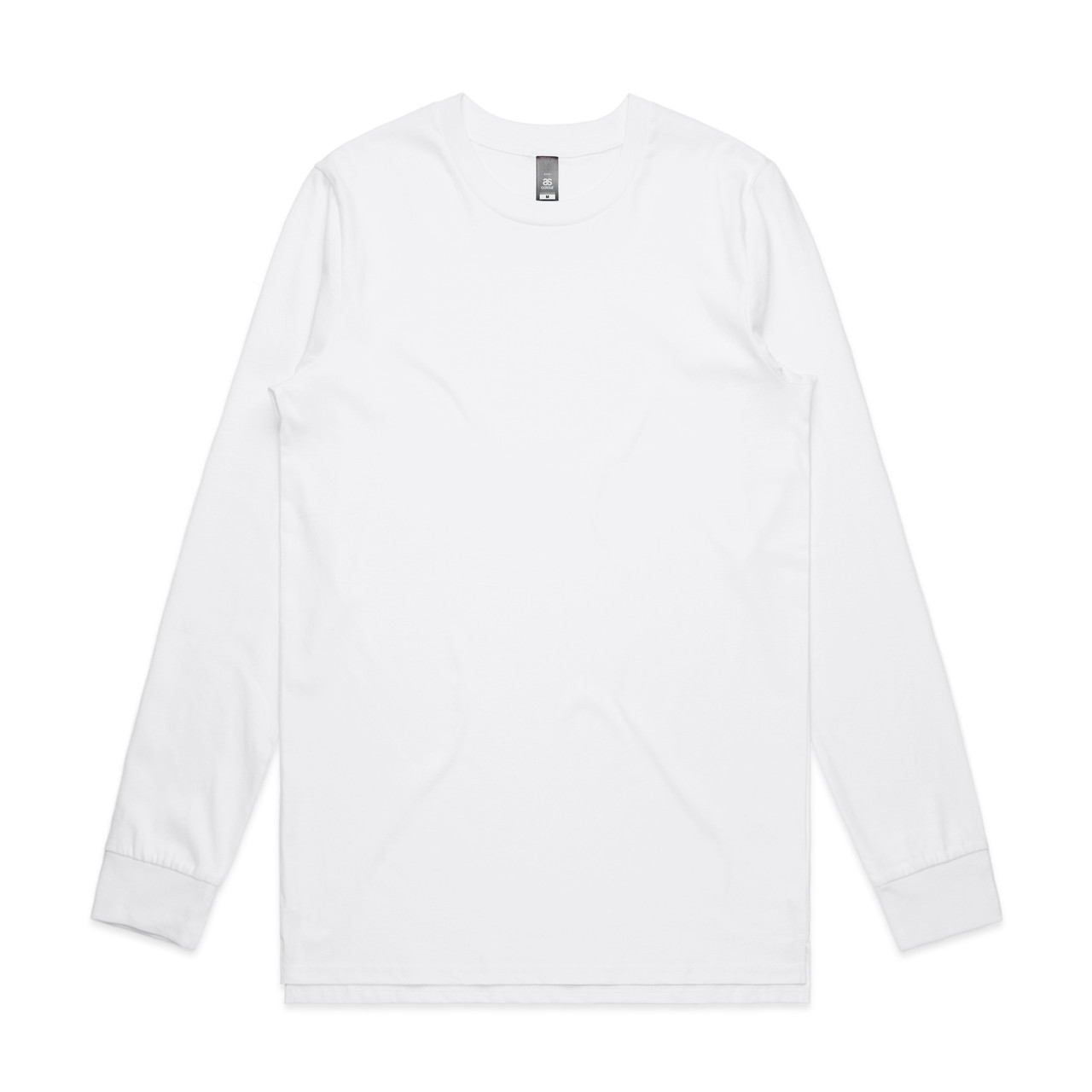 AS Colour Base L/S Tee | 5029 in White, front view