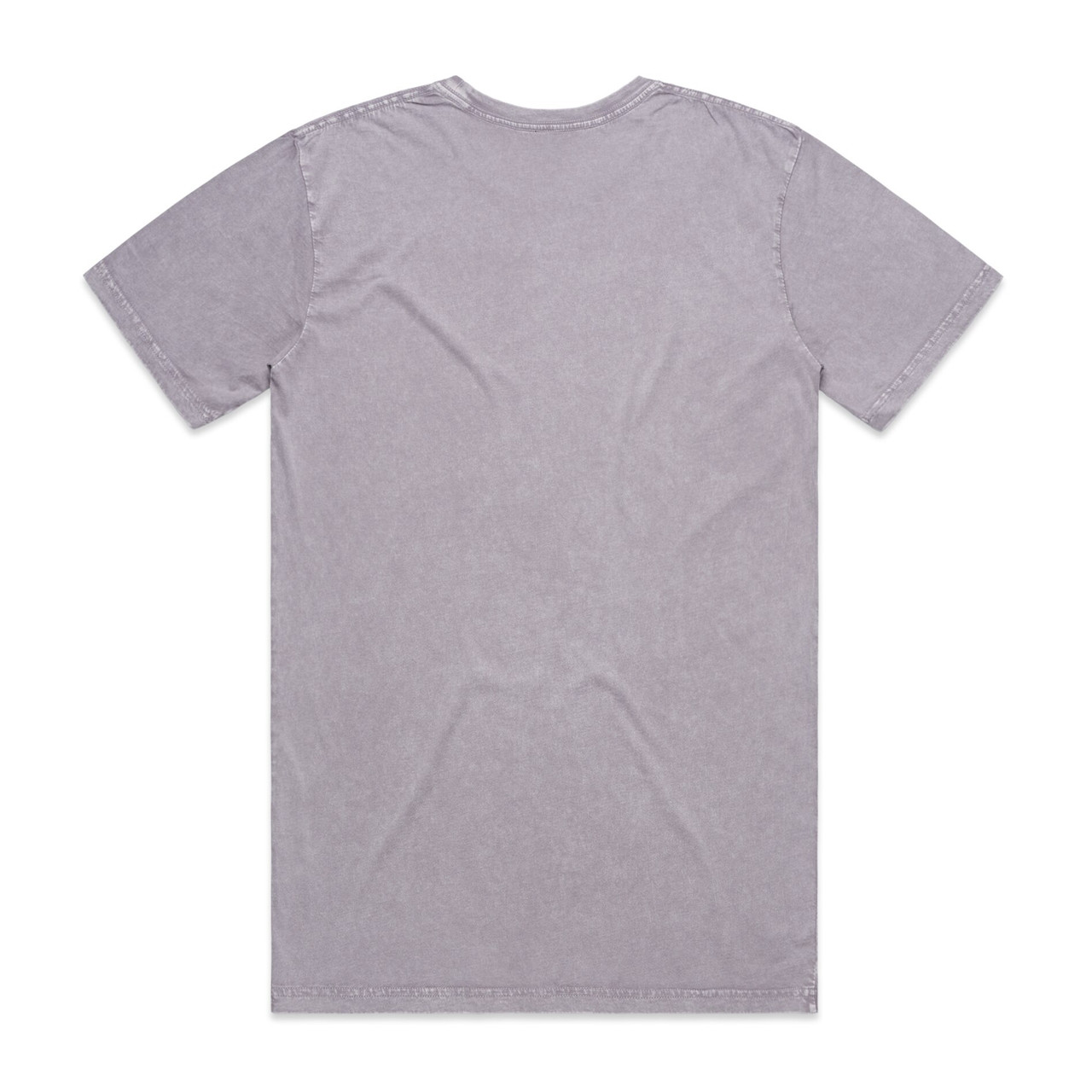 AS Colour Staple Stone Wash Tee | 5040 in Orchid Stone, back view