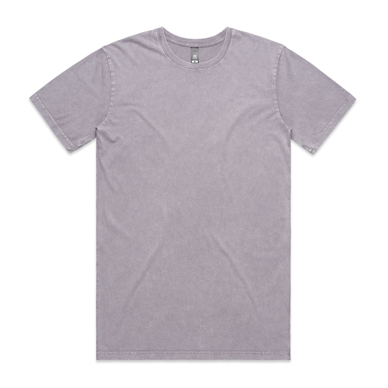 AS Colour Staple Stone Wash Tee | 5040 in Orchid Stone, front view