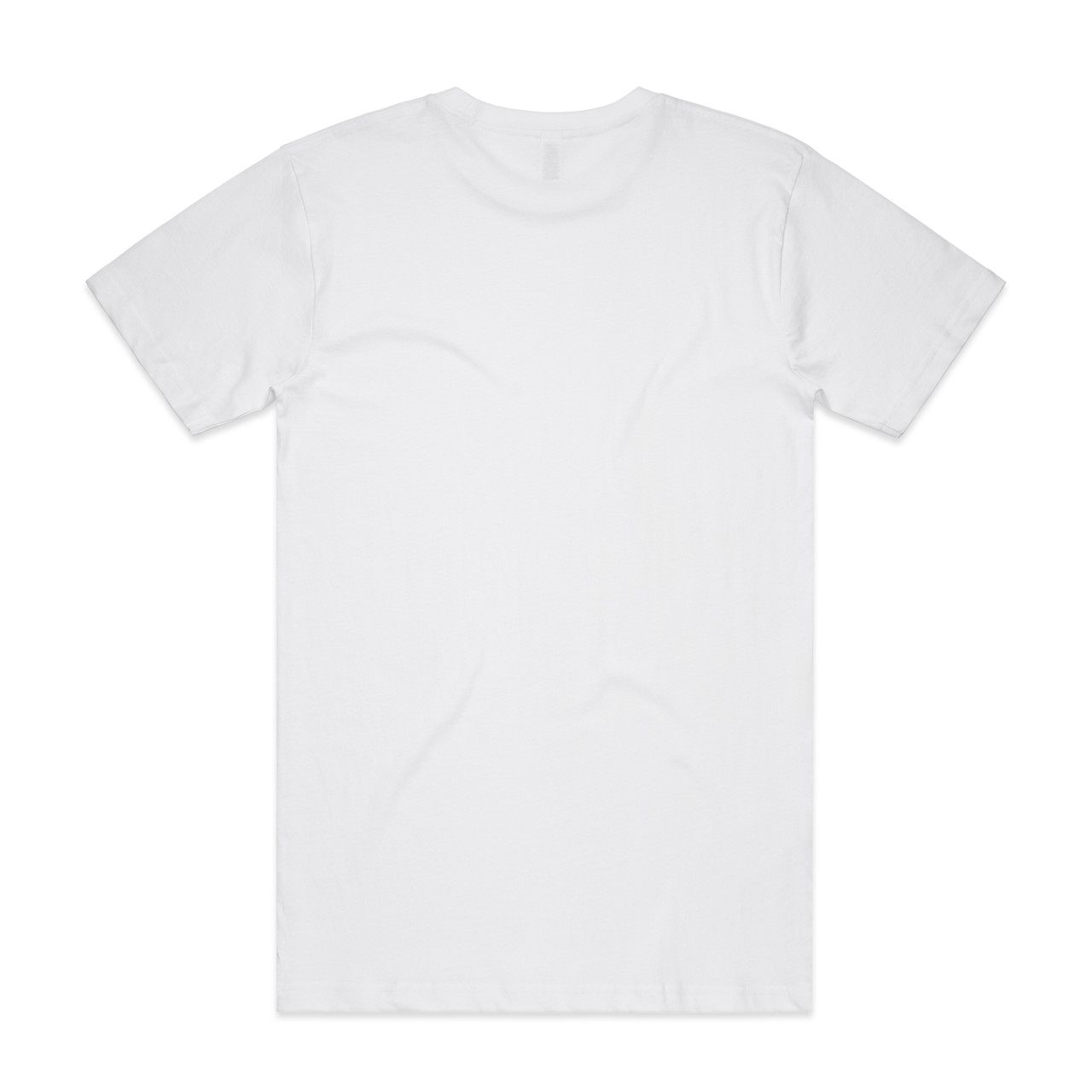 AS Colour Block Tubular Tee | 5050 in White, back view