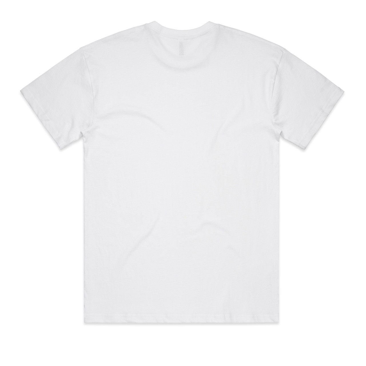 AS Colour Block Oversized Tee | 5052 in White, back view