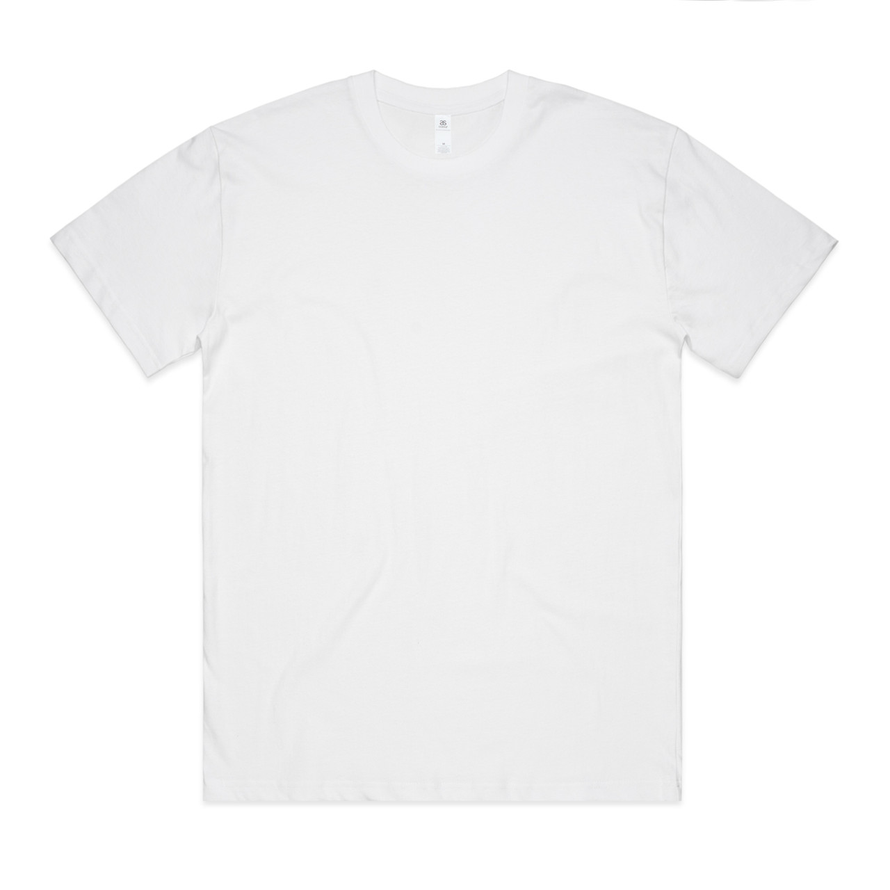 AS Colour Block Oversized Tee | 5052 in White, front view