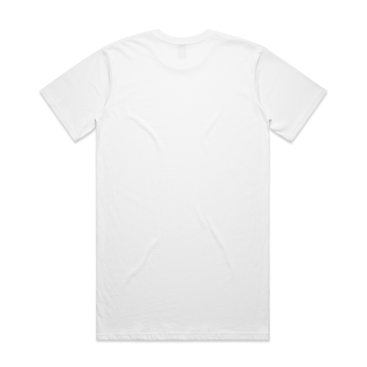 AS Colour Classic Plus Tee [+2"] 5070 in White, back view