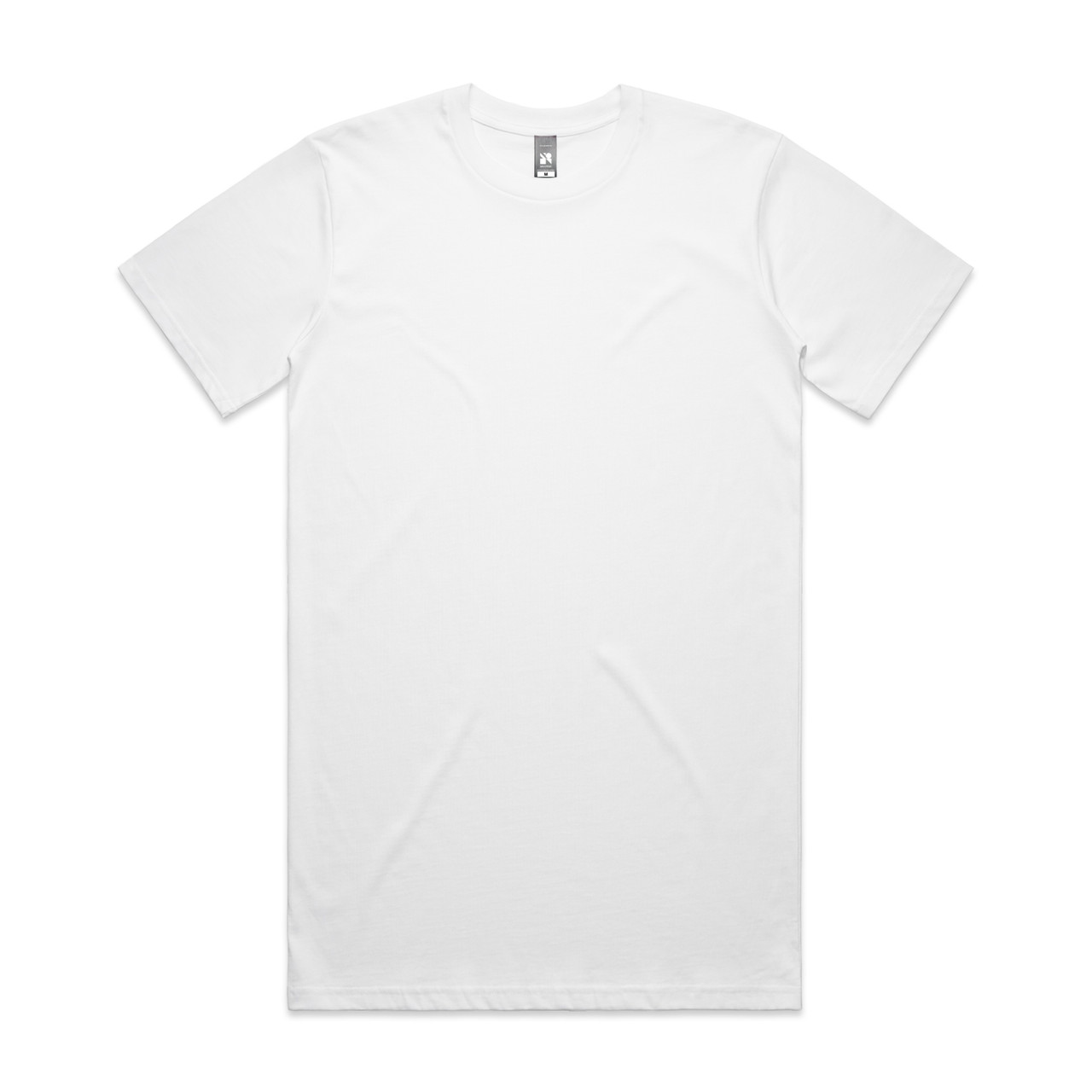 AS Colour Classic Plus Tee [+2"] 5070 in White, front view