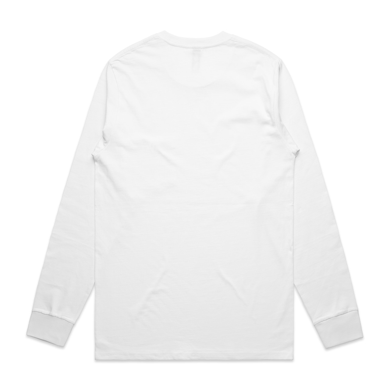AS Colour Classic L/S Tee | 5071 in White, back view