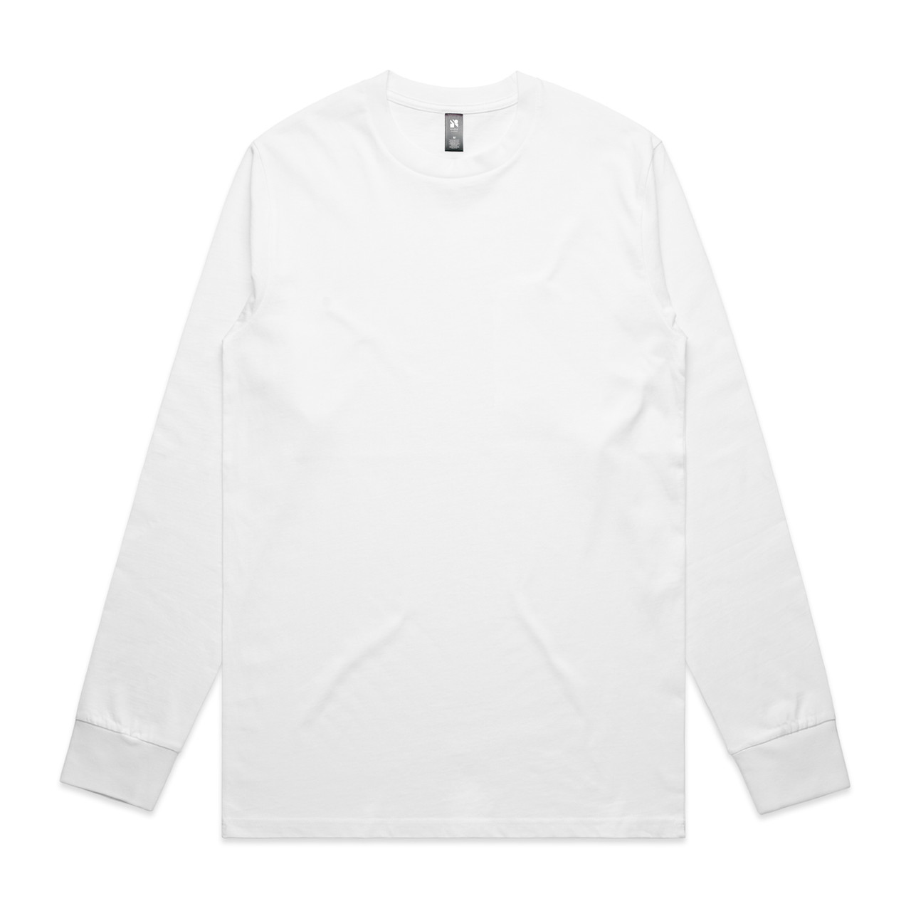 AS Colour Classic L/S Tee | 5071 in White, front view